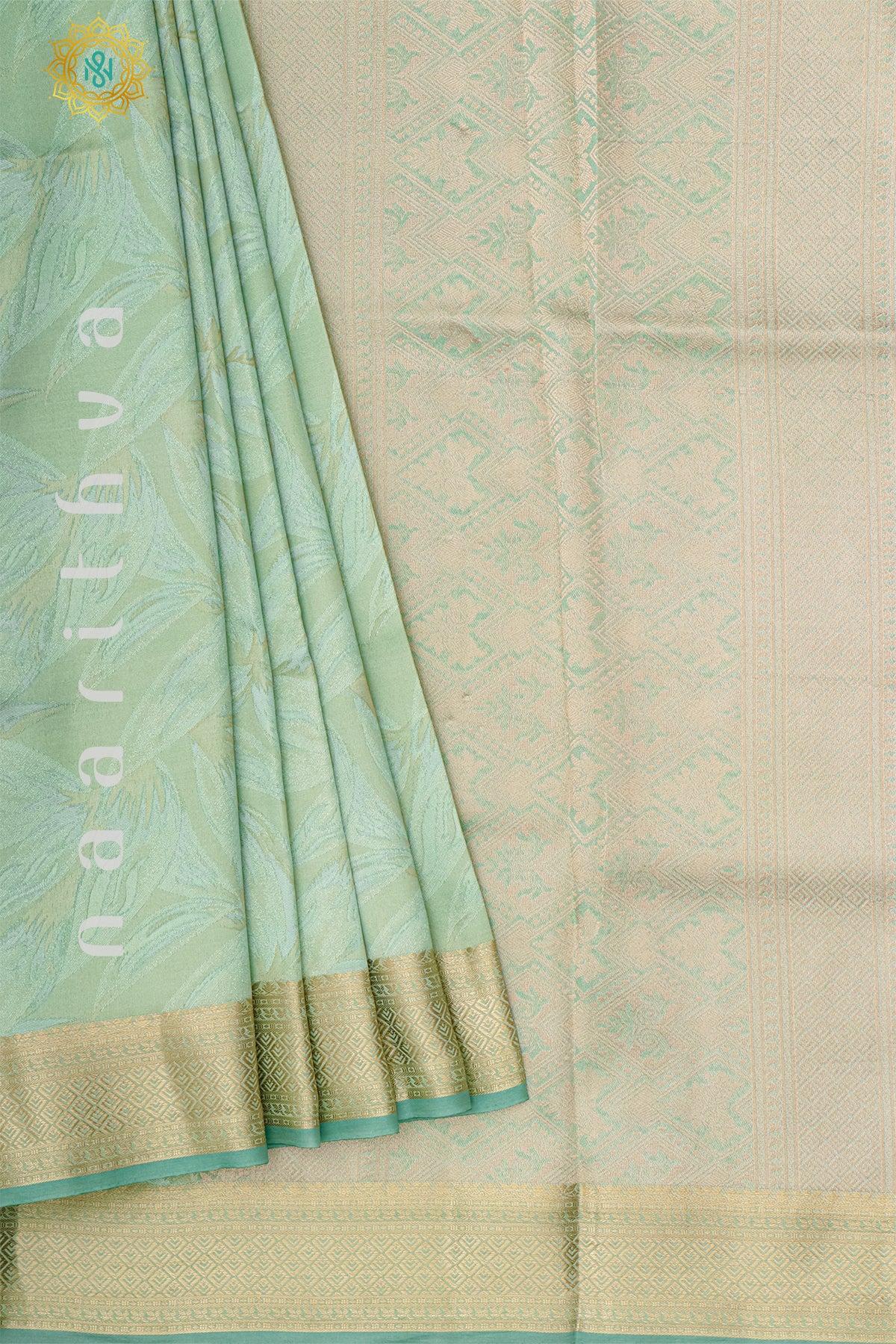 LIGHT GREEN - SEMI TISSUE SILK