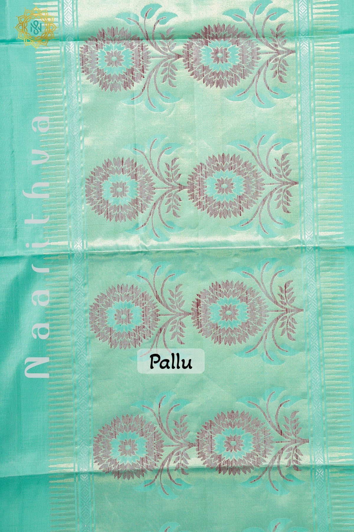 AQUA GREEN - PURE KANJIVARAM SOFT SILK