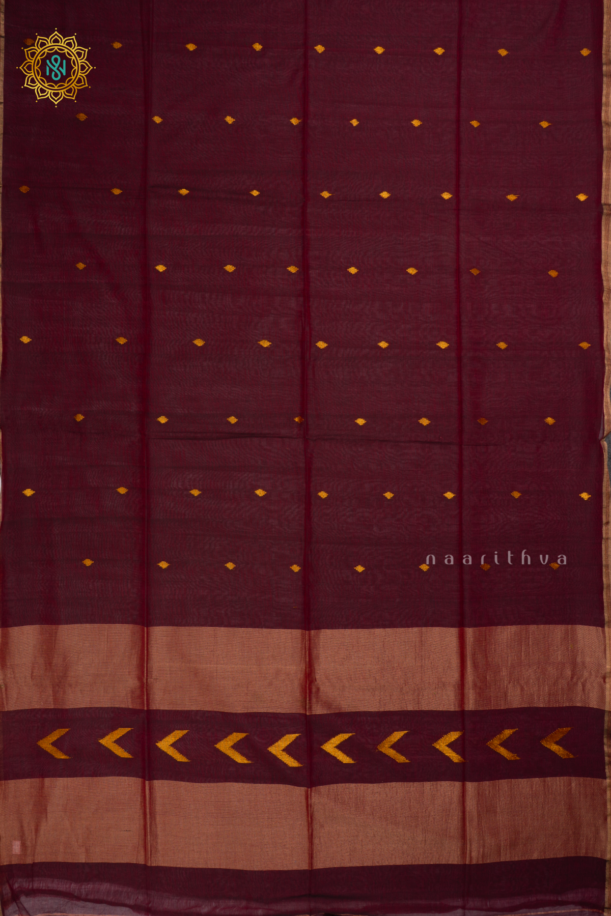 DEEP WINE -  MUL COTTON SAREE