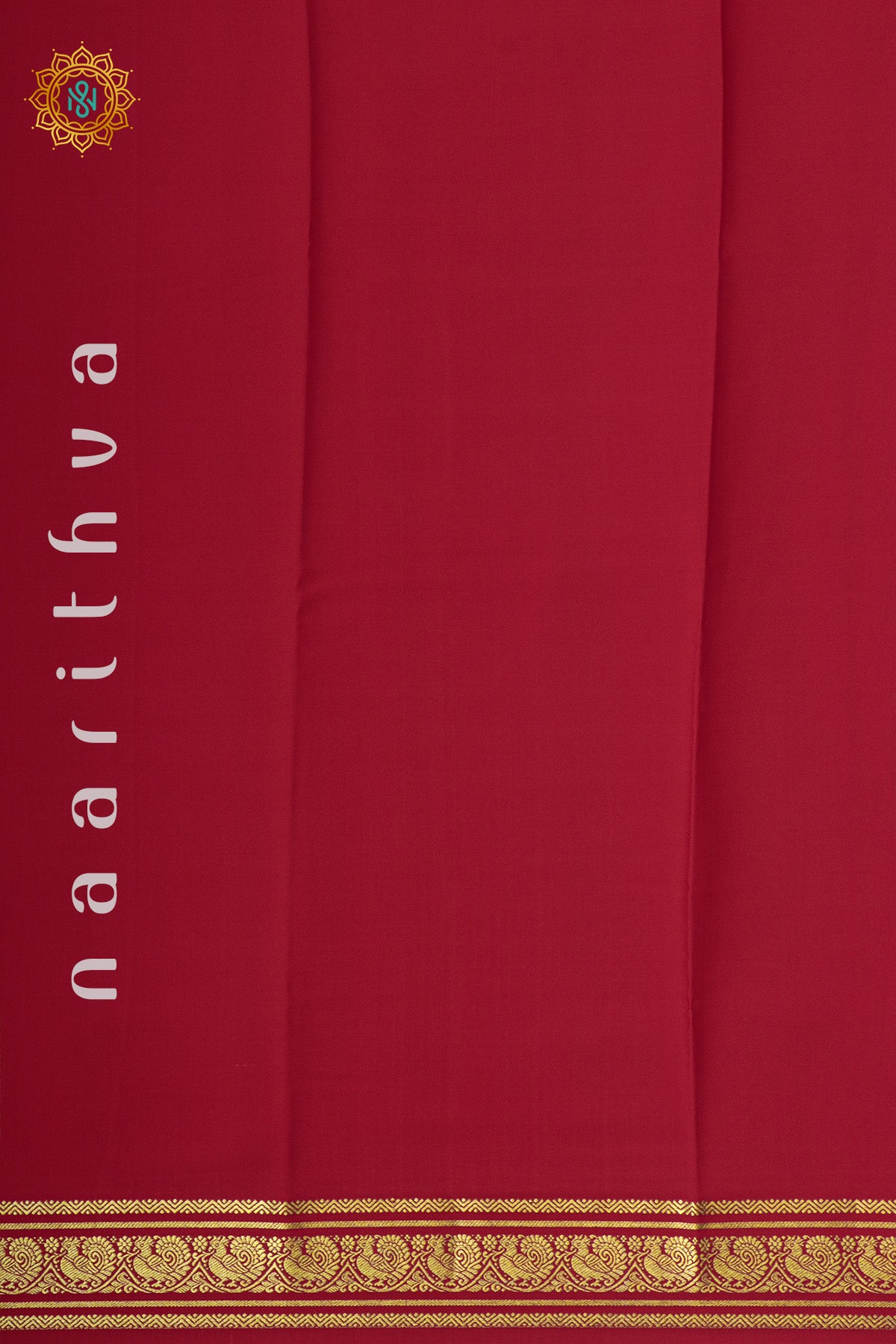 RED - PURE MYSORE CREPE SILK