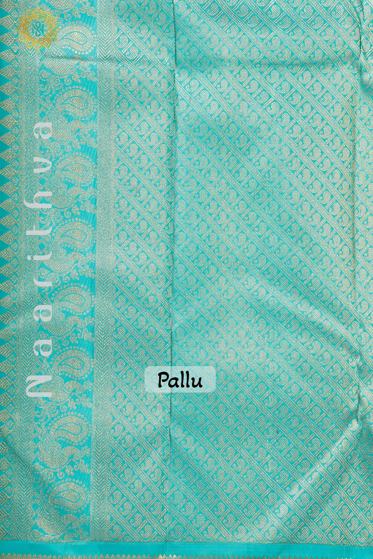 YELLOW WITH BLUE - PURE KANJIVARAM SILK