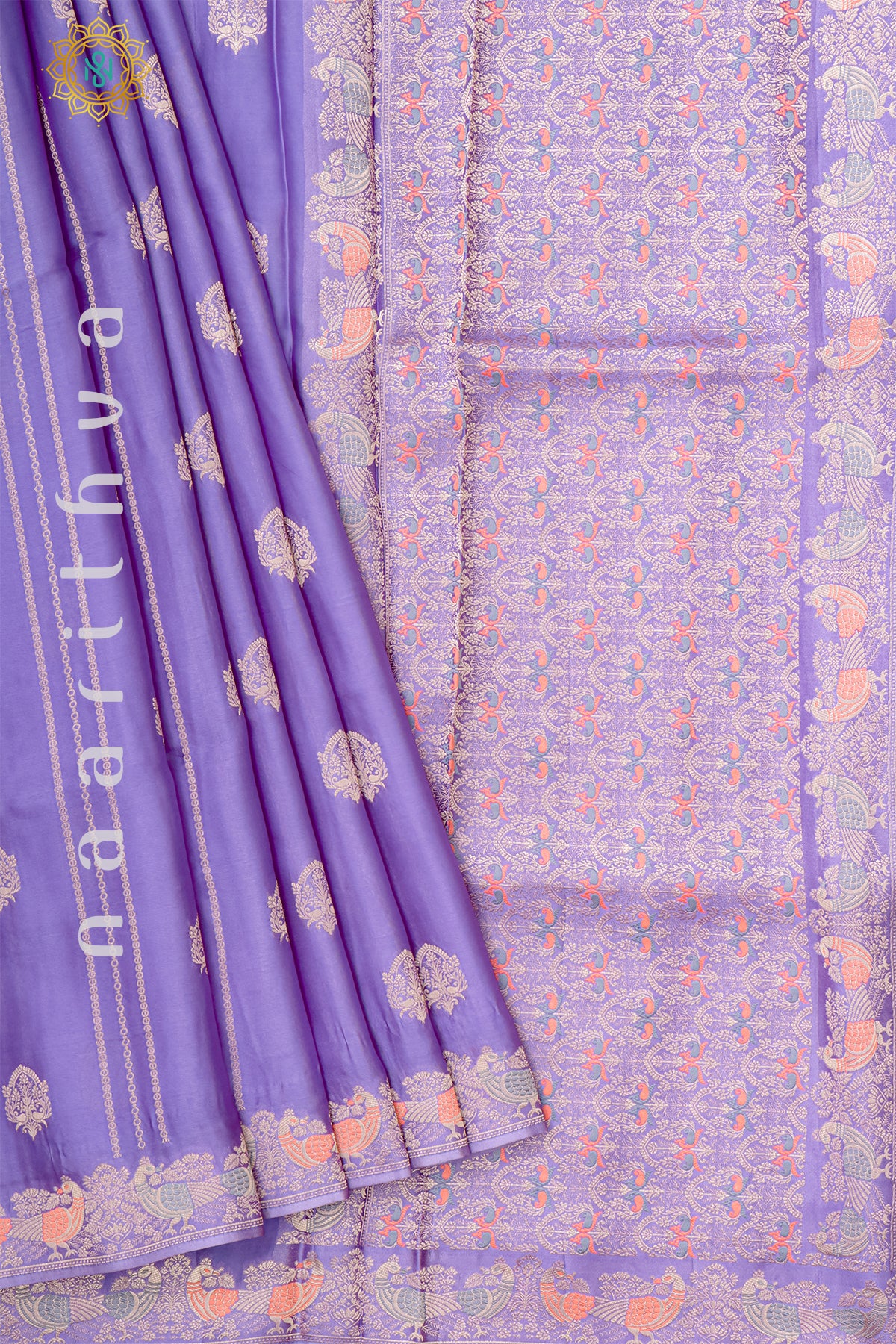 LAVENDER - BANARASI SATIN