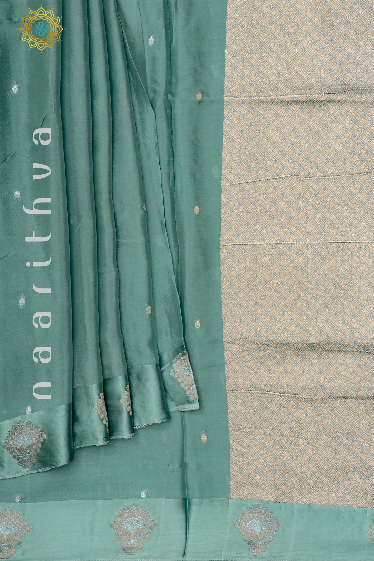 SAGE GREEN - SATIN ORGANZA