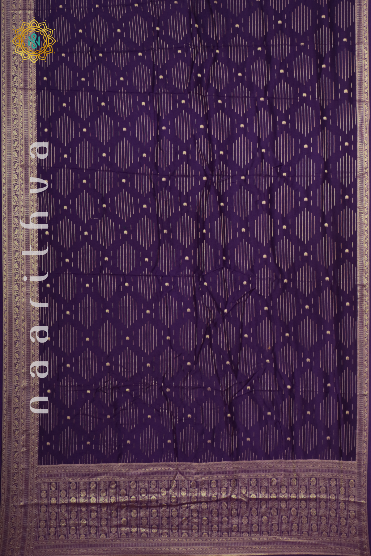 PURPLE WITH YELLOW - DOLA SILK