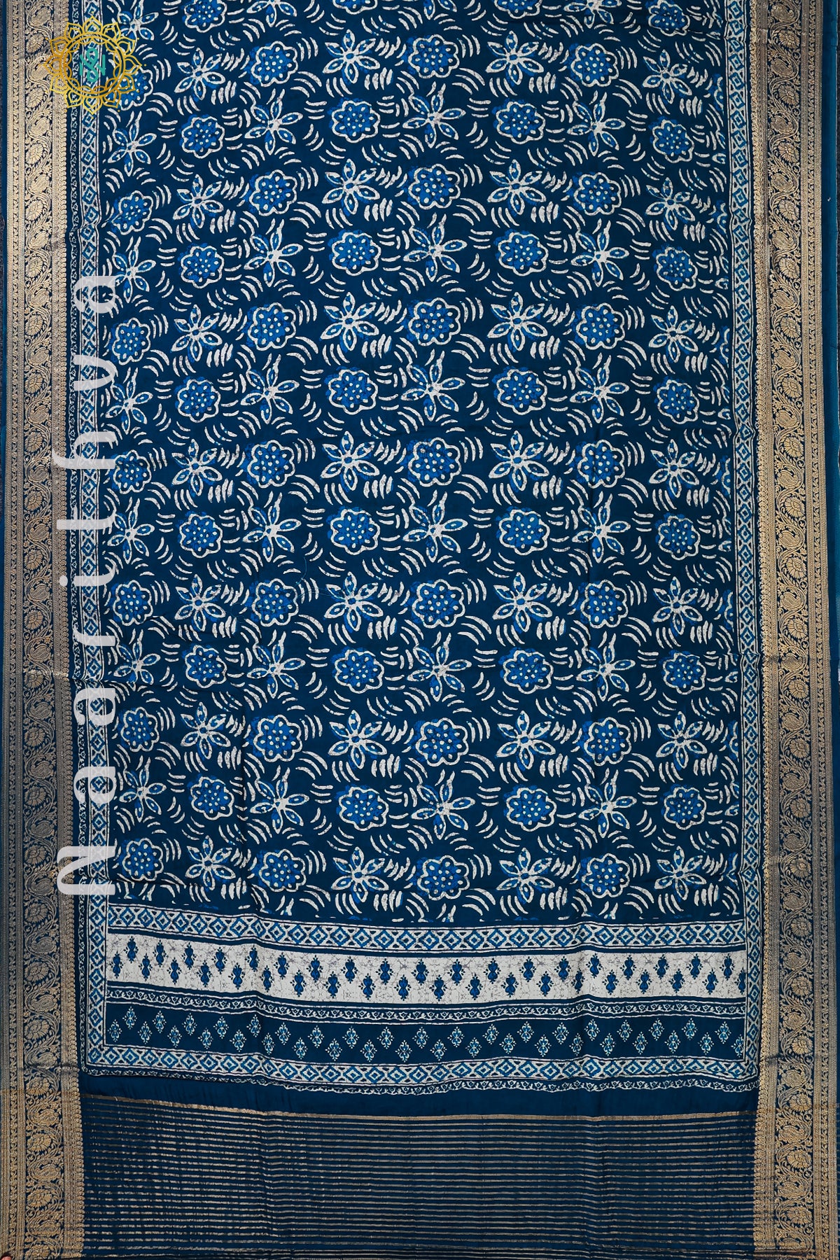 INDIGO - SEMI CREPE SILK