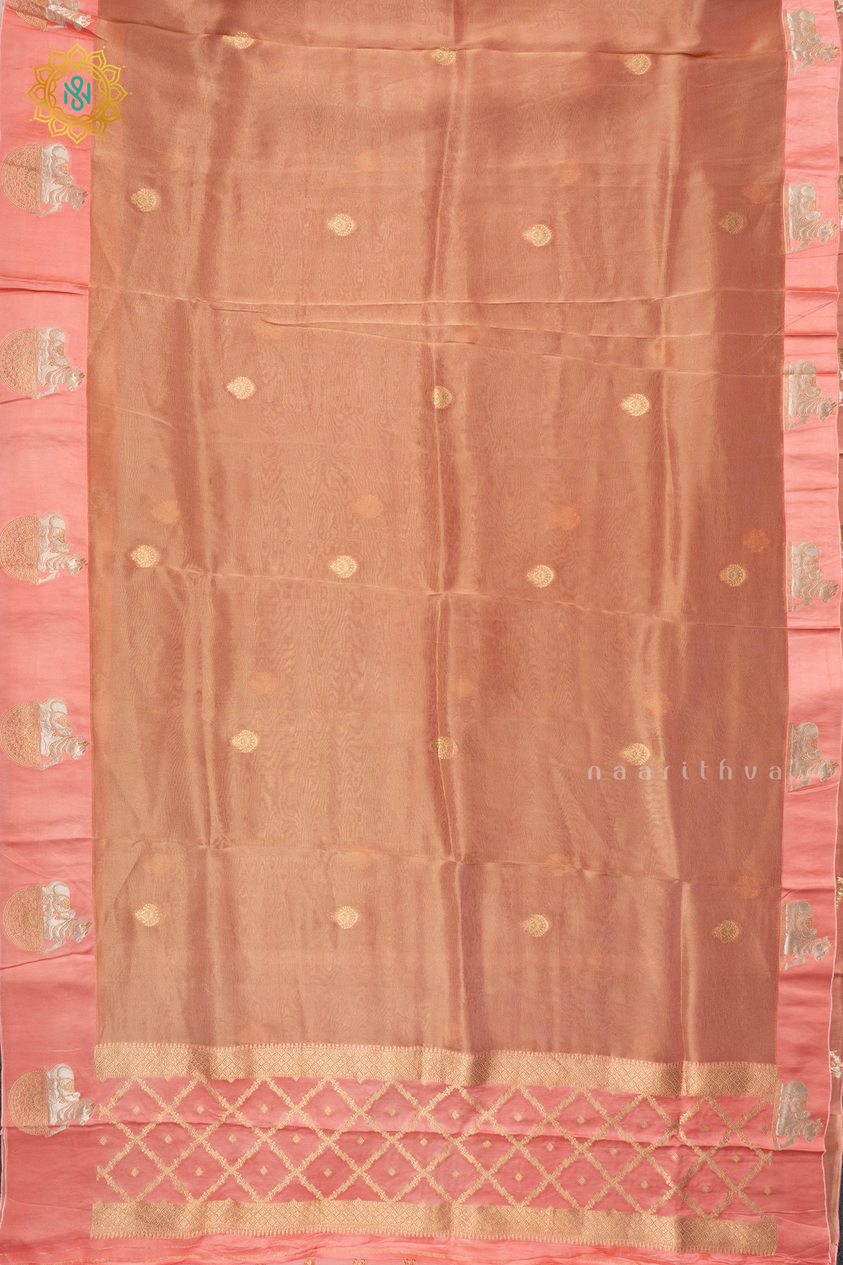 PEACH - ORGANZA TISSUE