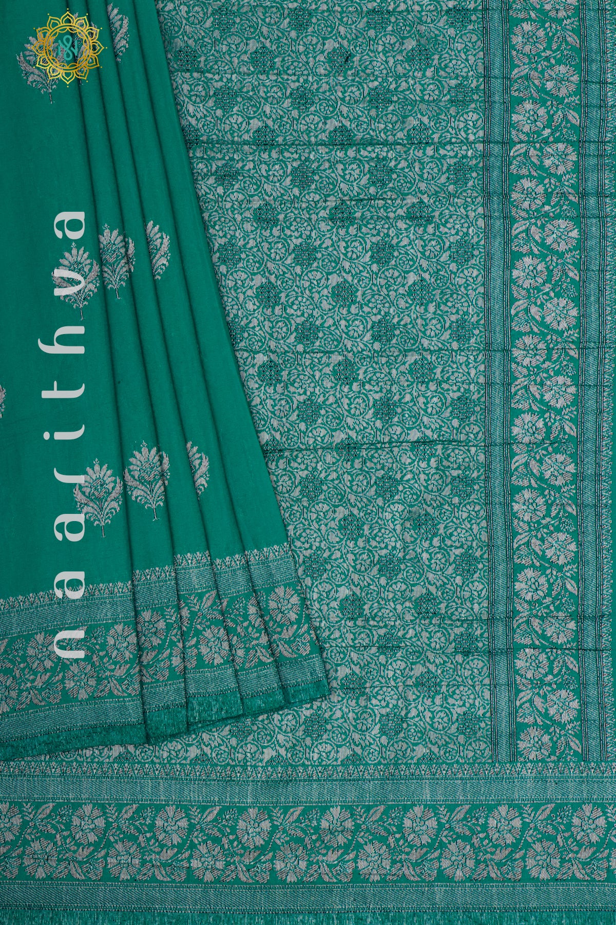 AQUA GREEN - TUSSAR GEORGETTE