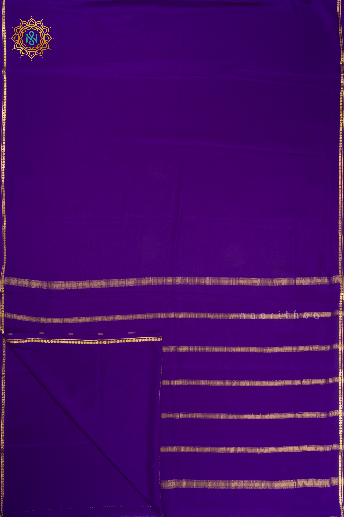 PURPLE - PURE MYSORE CREPE SILK