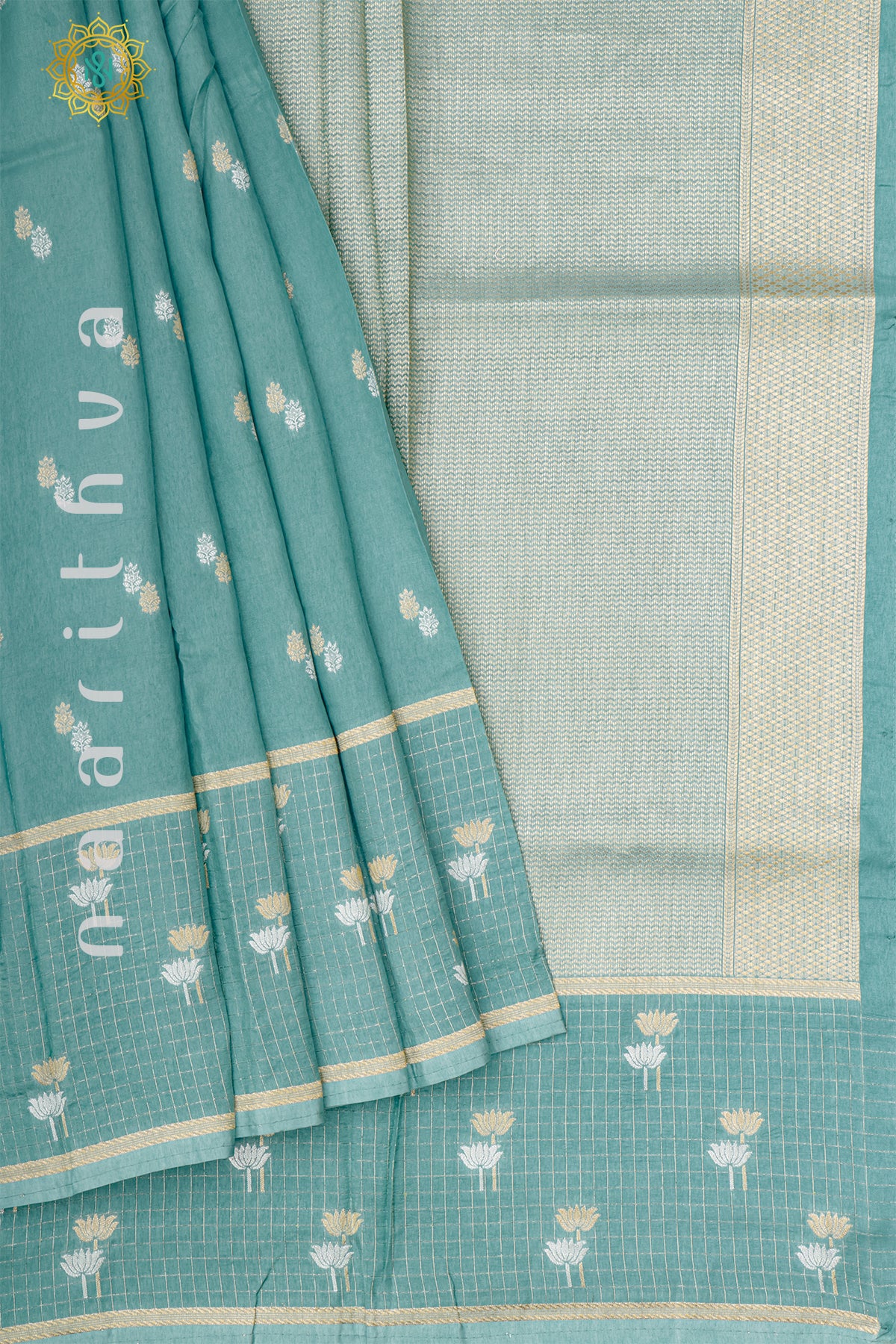 AQUA BLUE -  DOLA SILK