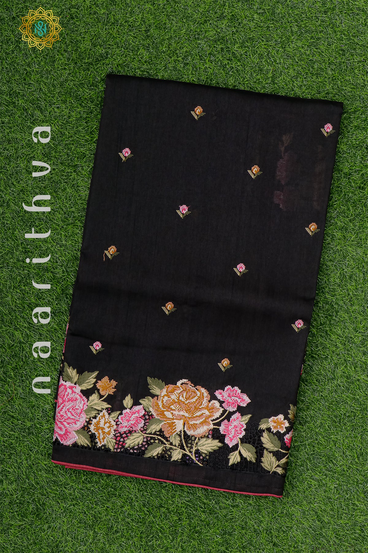 BLACK - TUSSAR SILK