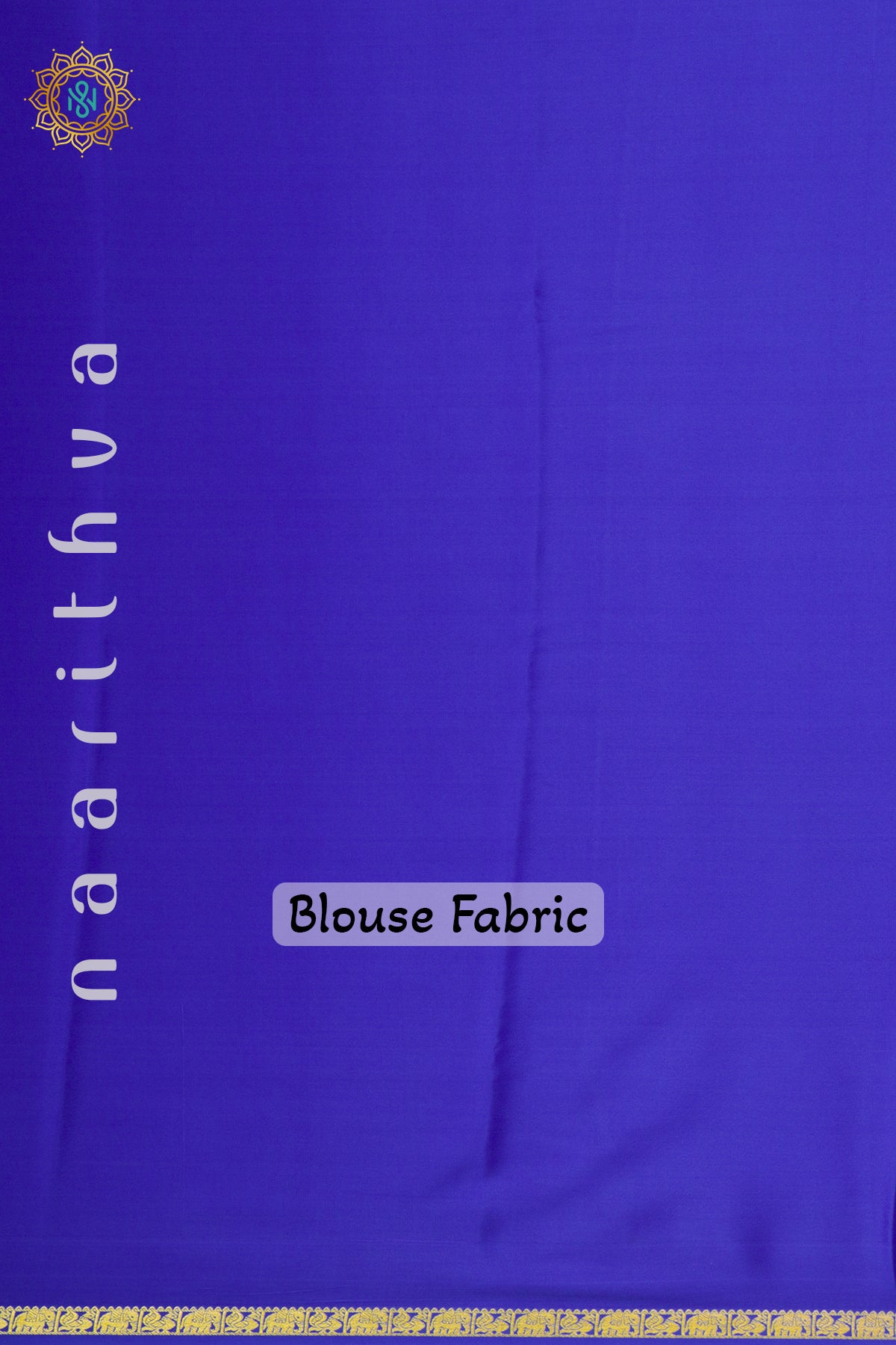 ROYAL BLUE - PURE MYSORE CREPE SILK