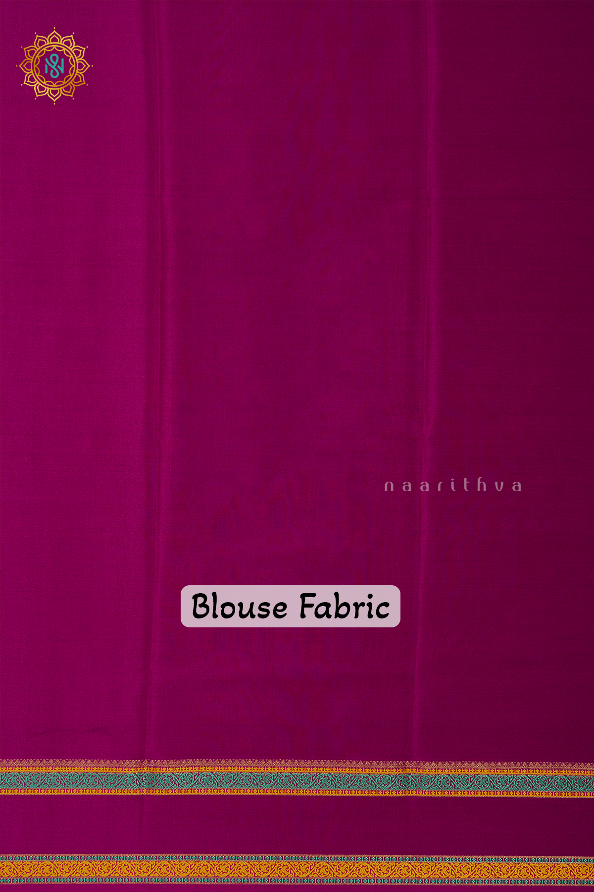 YELLOW WITH PINK - PURE MYSORE CREPE SILK