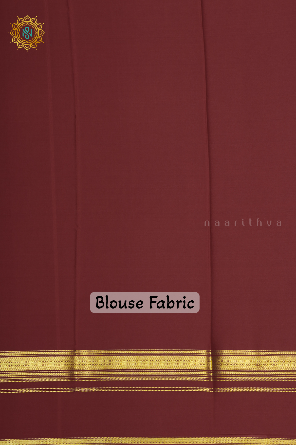 BOTTLE GREEN WITH MAROON - PURE MYSORE CREPE SILK