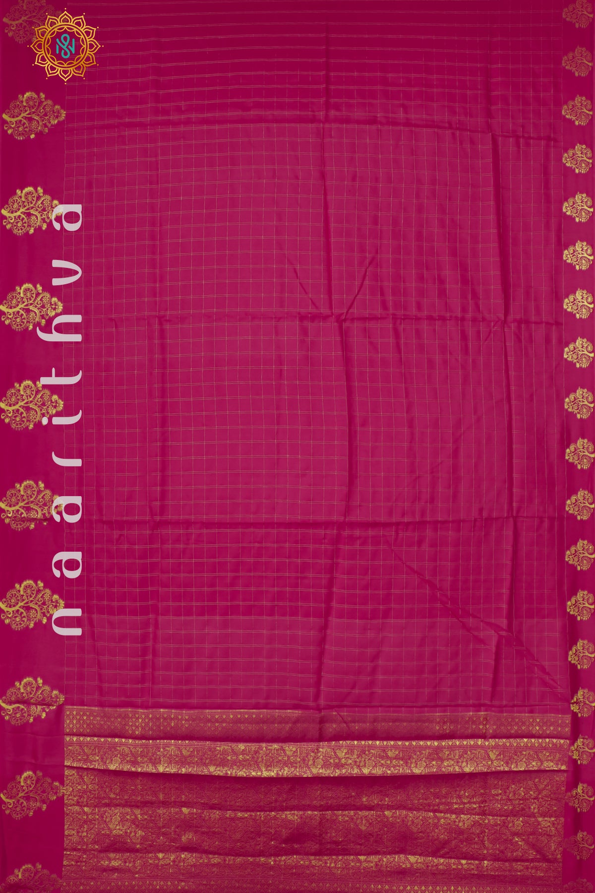 PINK WITH PURPLE - DOLA SILK