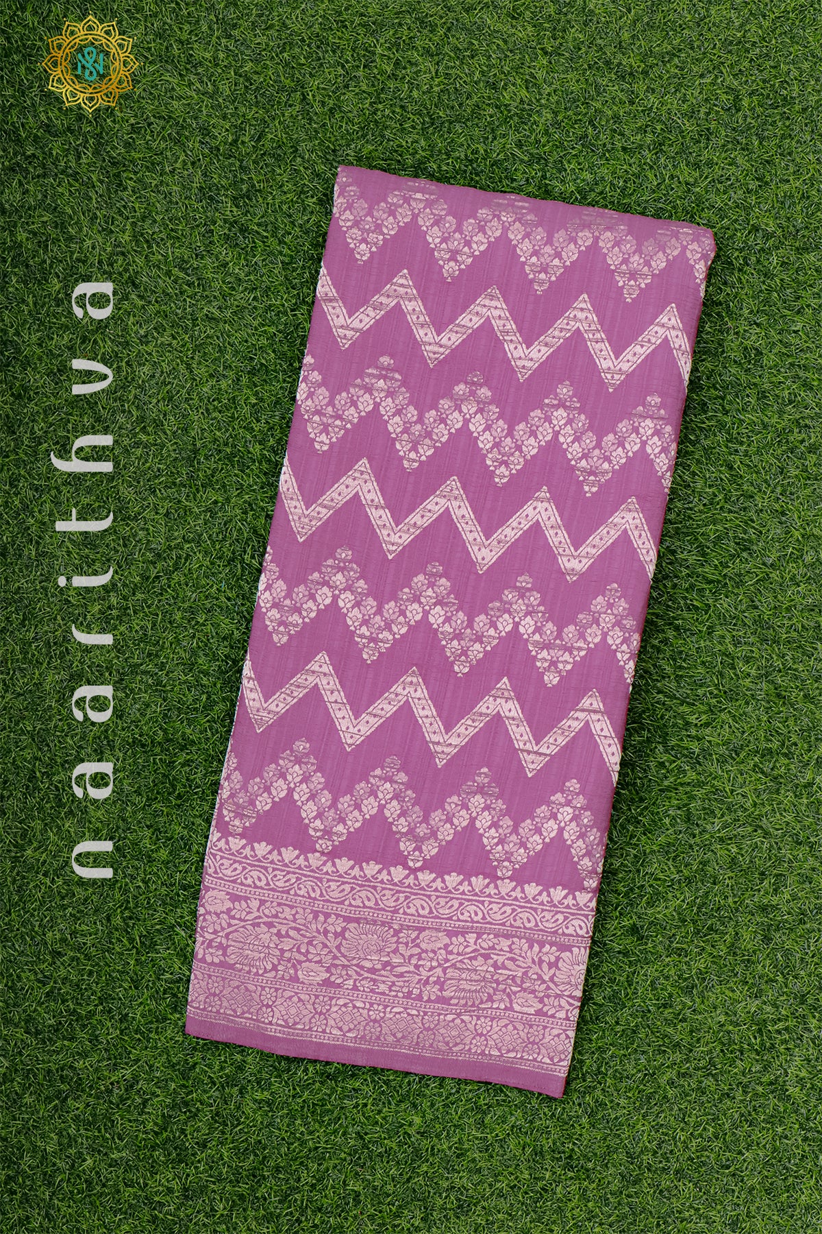 PINKISH LAVENDER - TUSSAR GEORGETTE