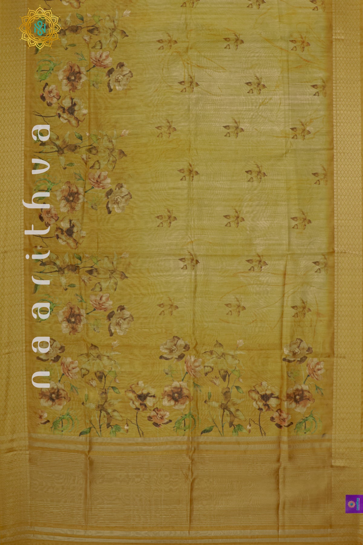 MUSTARD - SEMI TUSSAR SILK