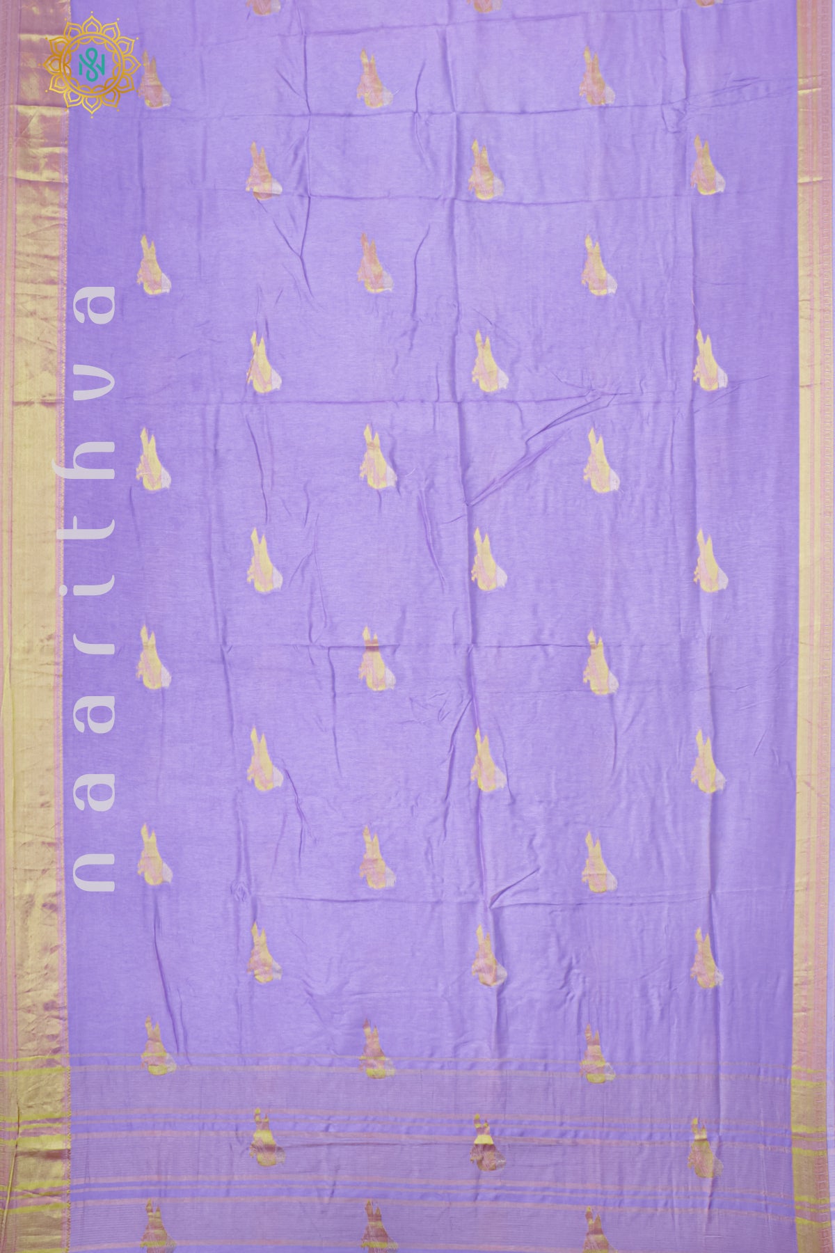 LAVENDER WITH PURPLE - DOLA SILK