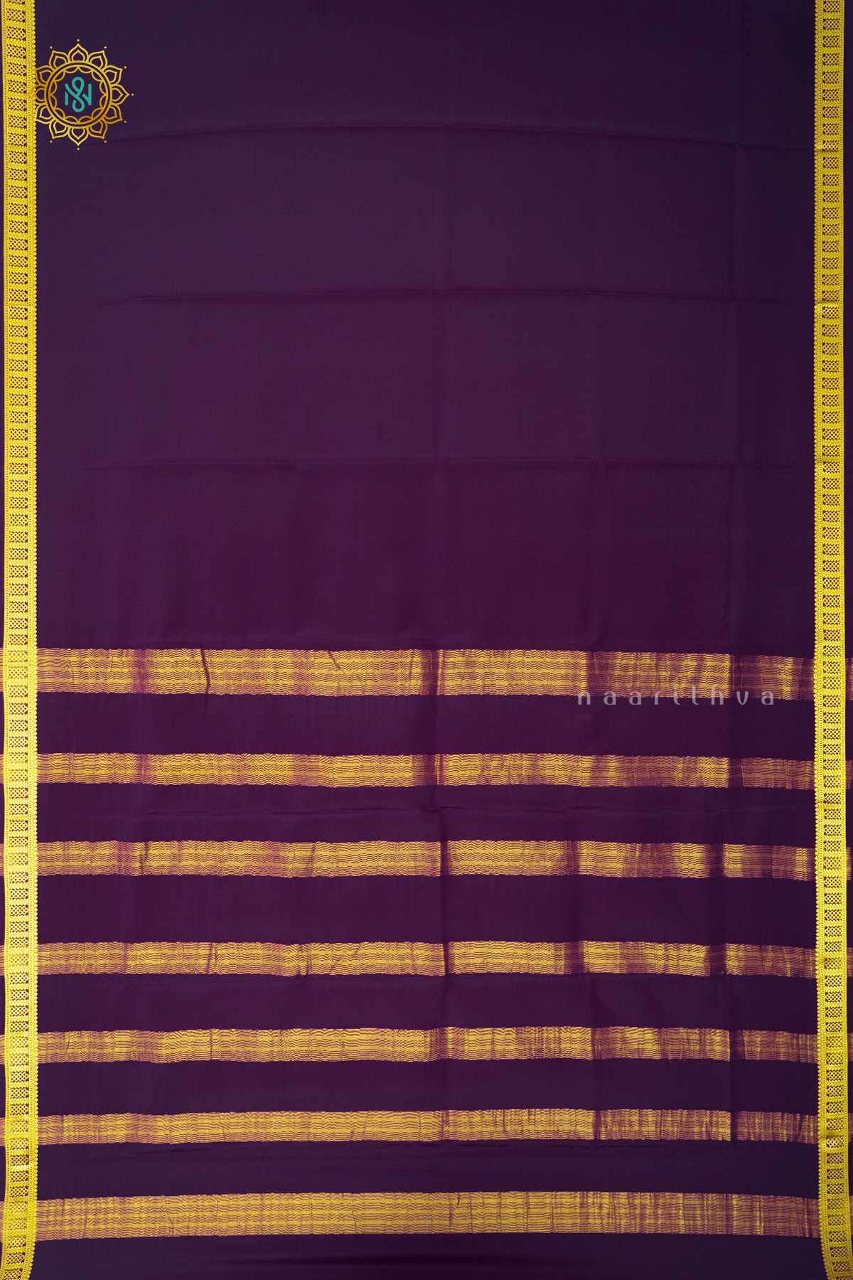 WINE - PURE MYSORE CREPE SILK