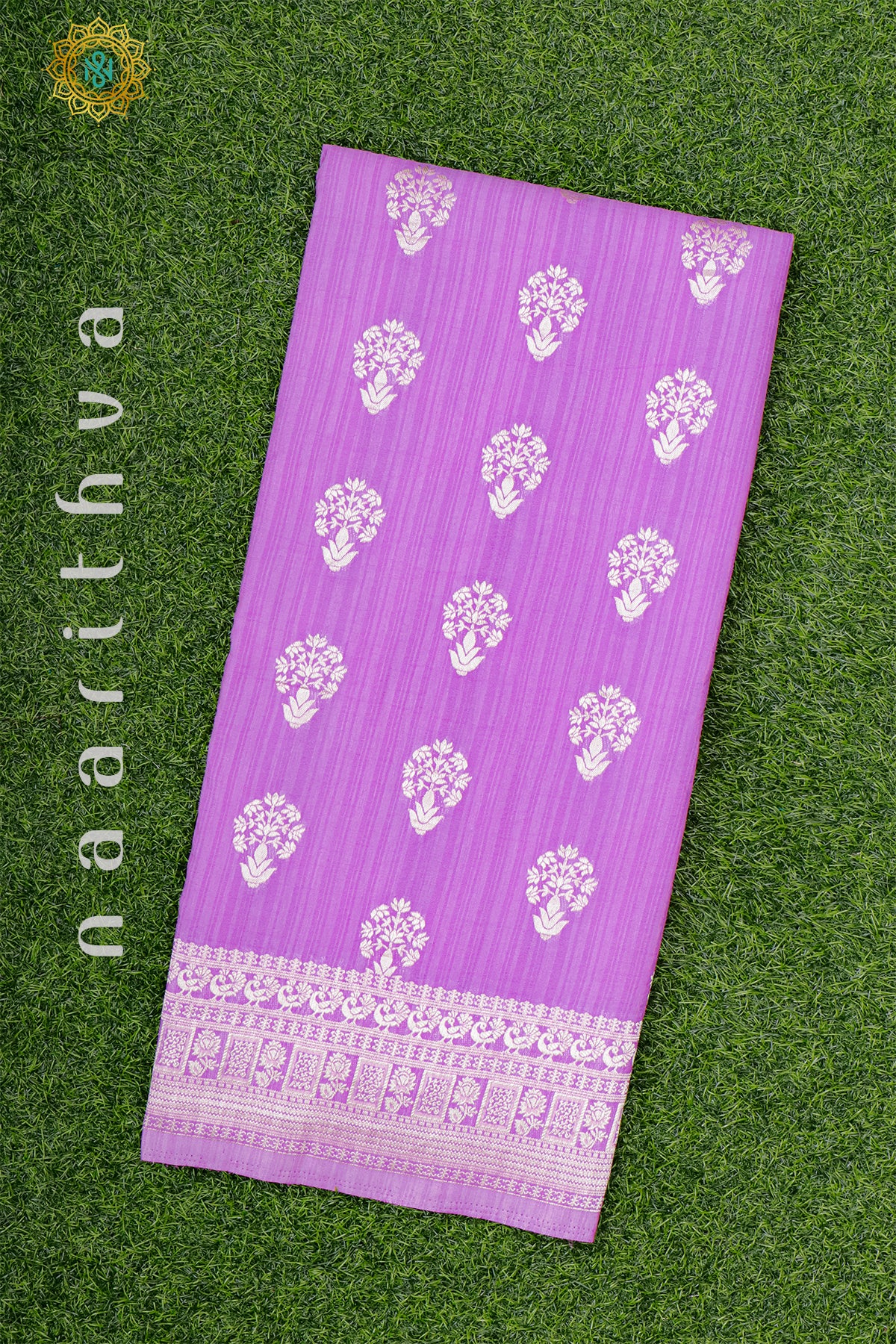 LAVENDER - SEMI TUSSAR GEORGETTE