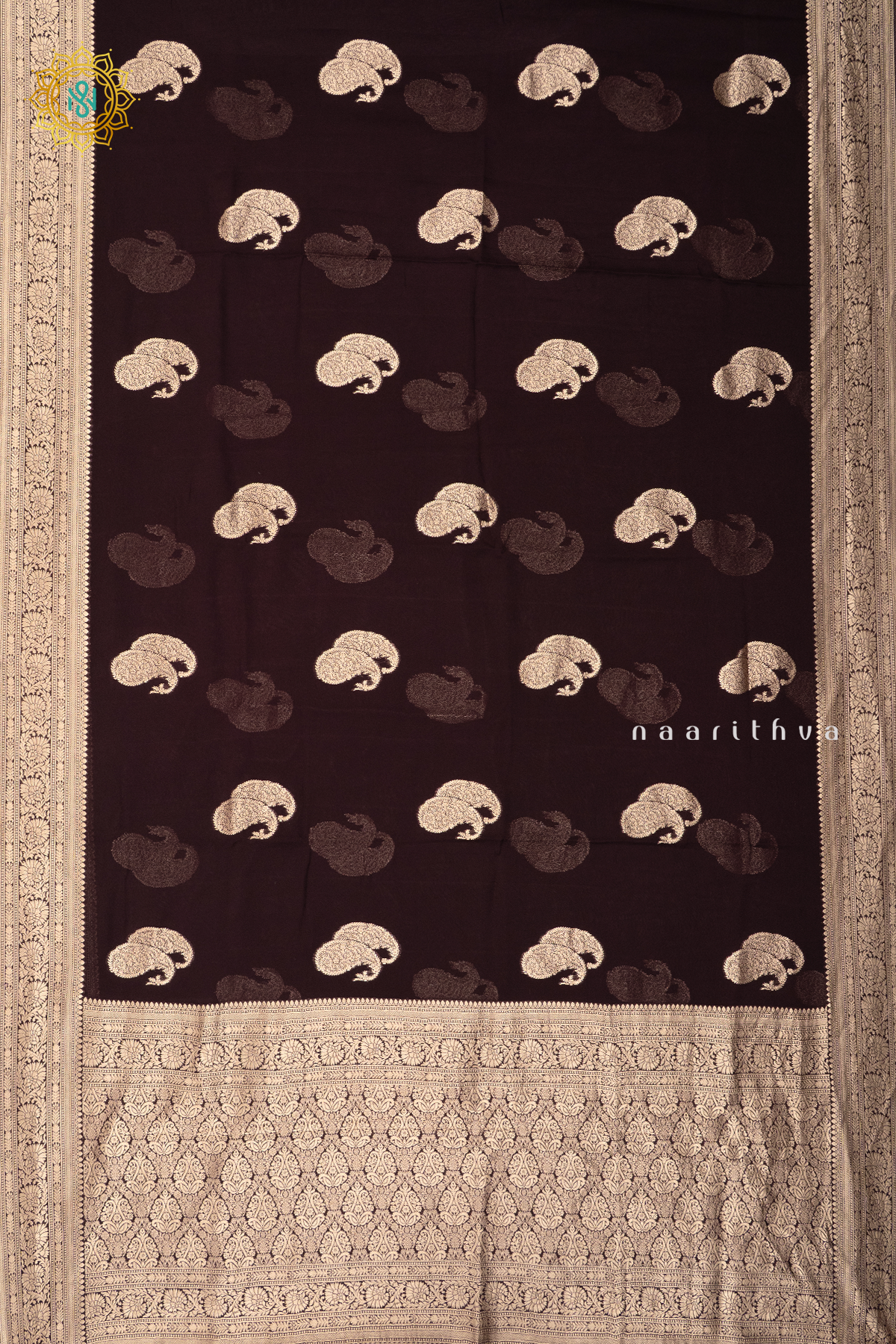 CHOCLATE BROWN - SEMI GEORGETTE