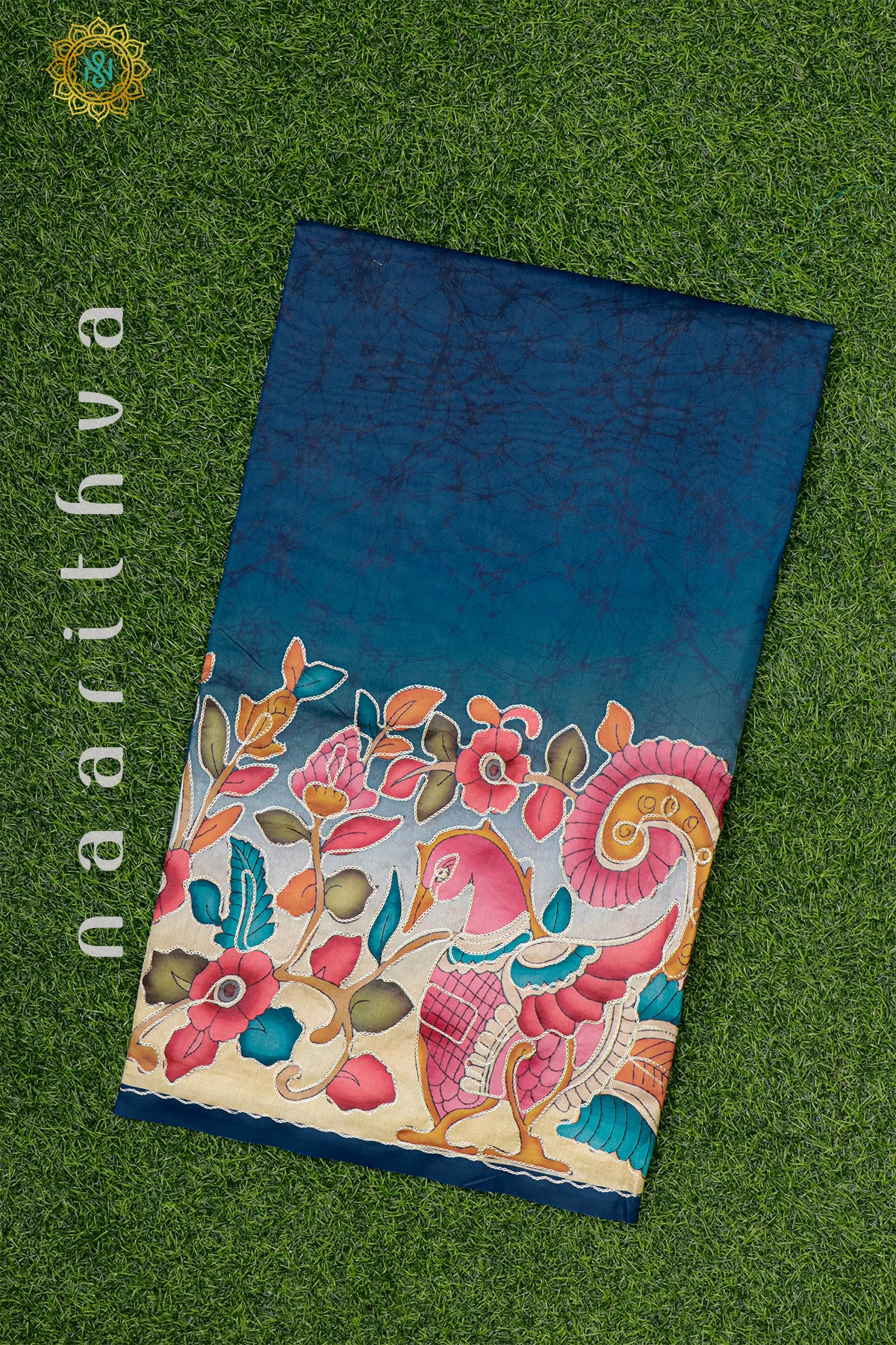 BLUE - CHANDERI SILK COTTON