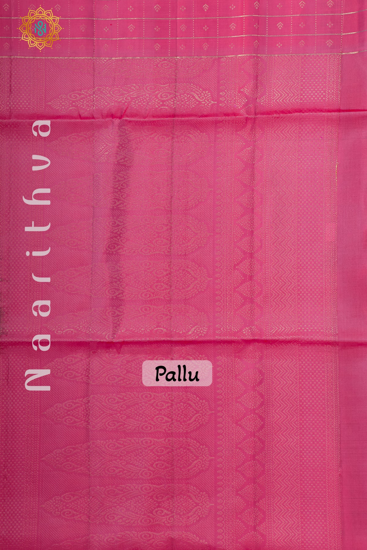 CYAN BLUE WITH PINK - PURE KANJIVARAM SOFT SILK