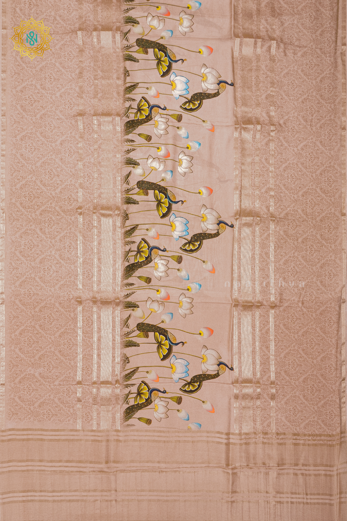 PEACH - SEMI CREPE SILK