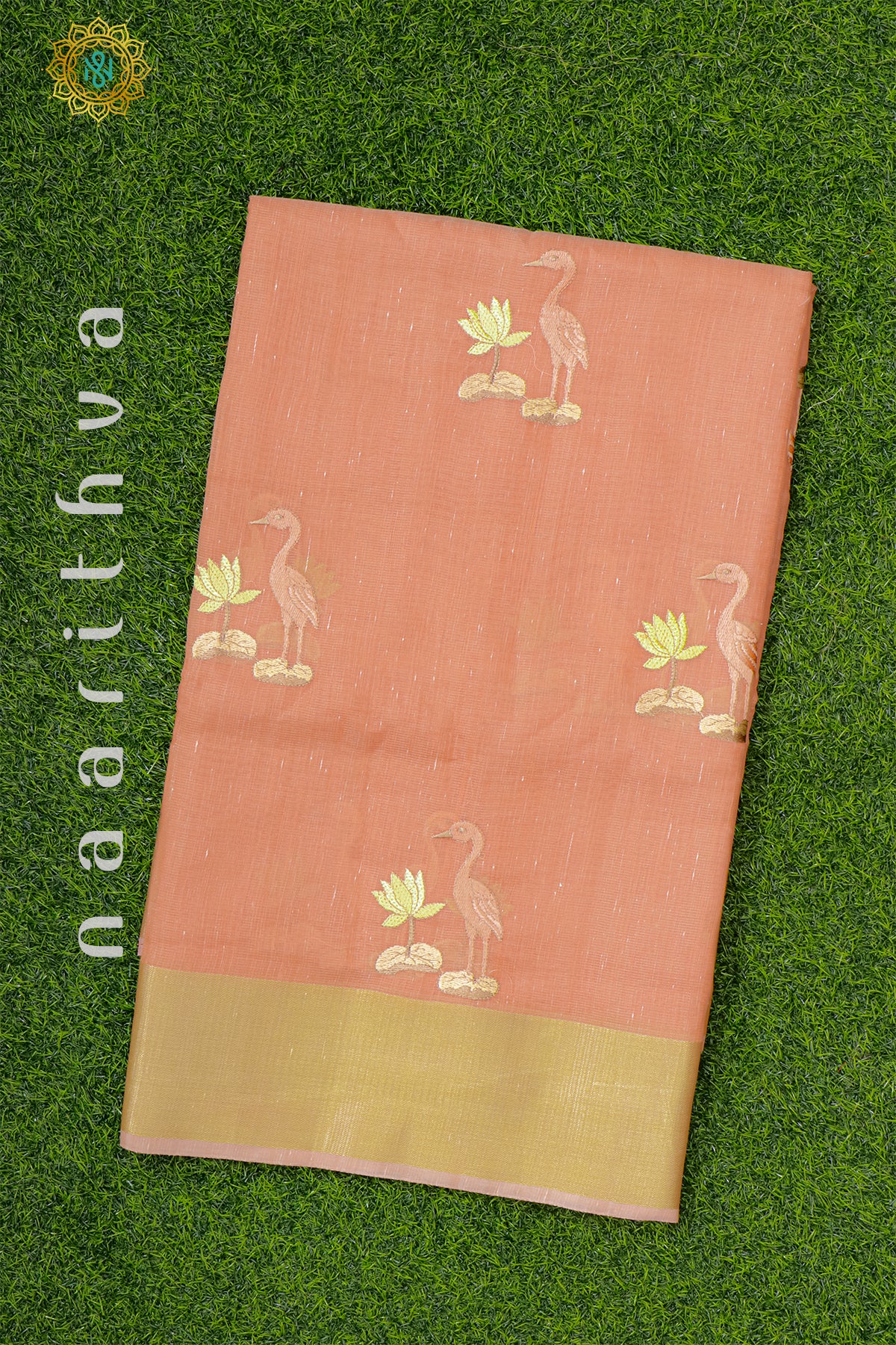 PEACHISH ORANGE - LINEN TISSUE