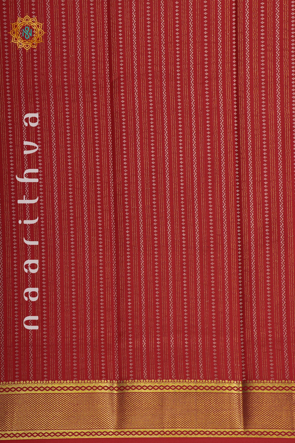 RED - PURE MYSORE CREPE SILK