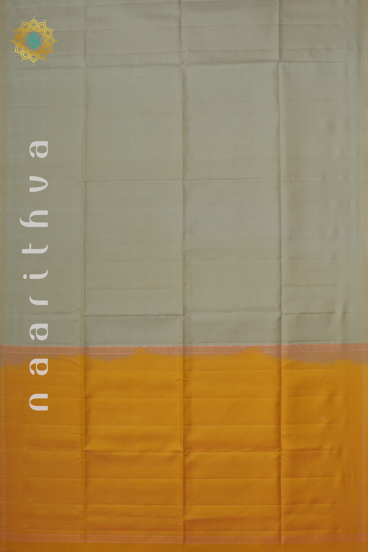 BEIGE WITH YELLOW - PURE KANJIVARAM SOFT SILK