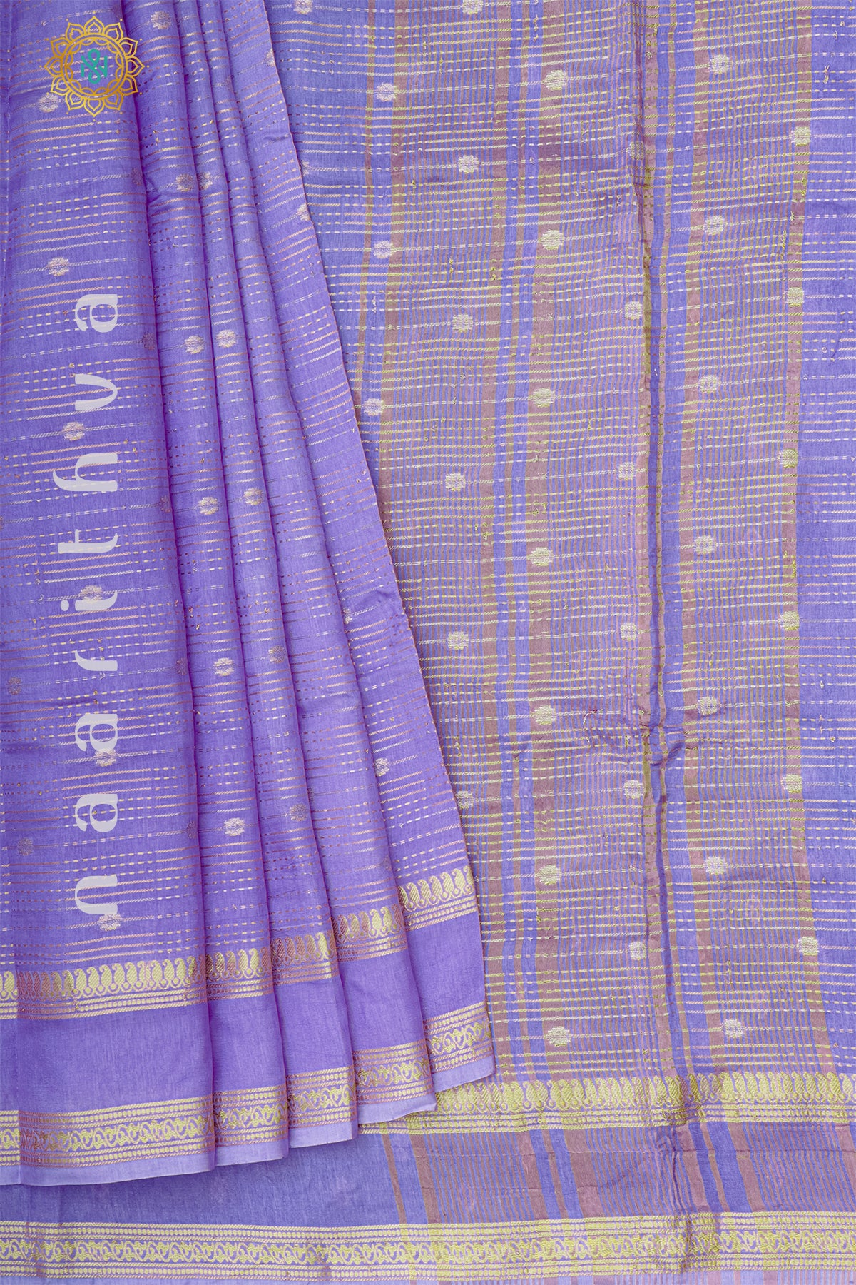 LAVENDER WITH PURPLE - DOLA SILK