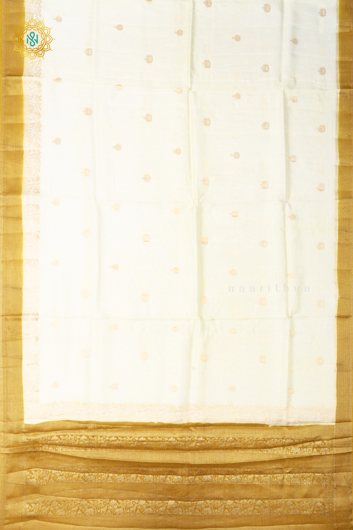 WHITE WITH MUSTARD - DOLA SILK