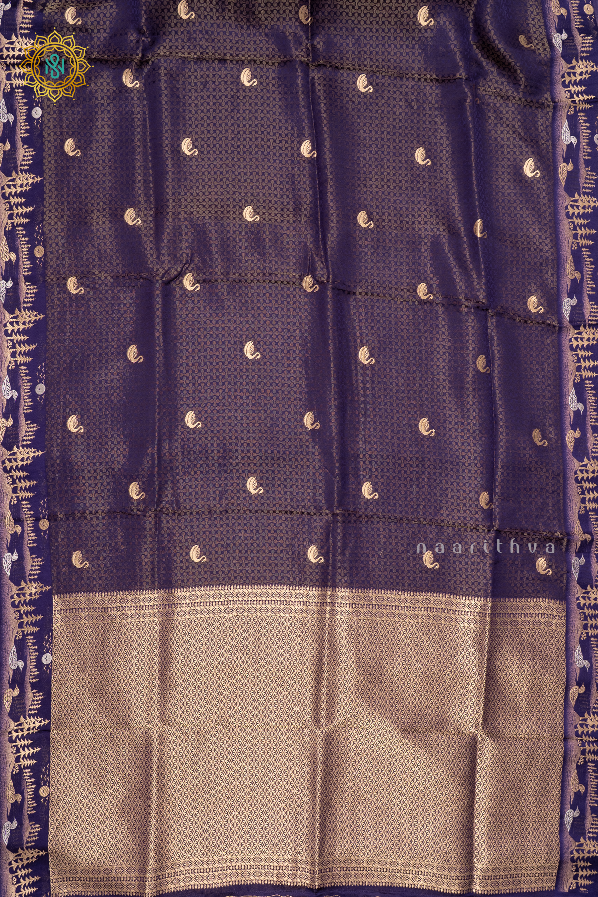 PURPLE - SATIN CREPE