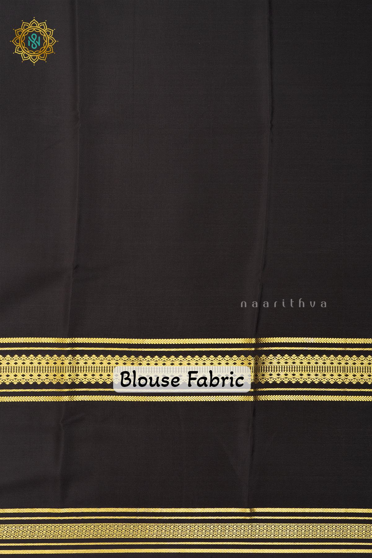 ELEPHANT GREY WITH BLACK & RED - PURE MYSORE CREPE SILK