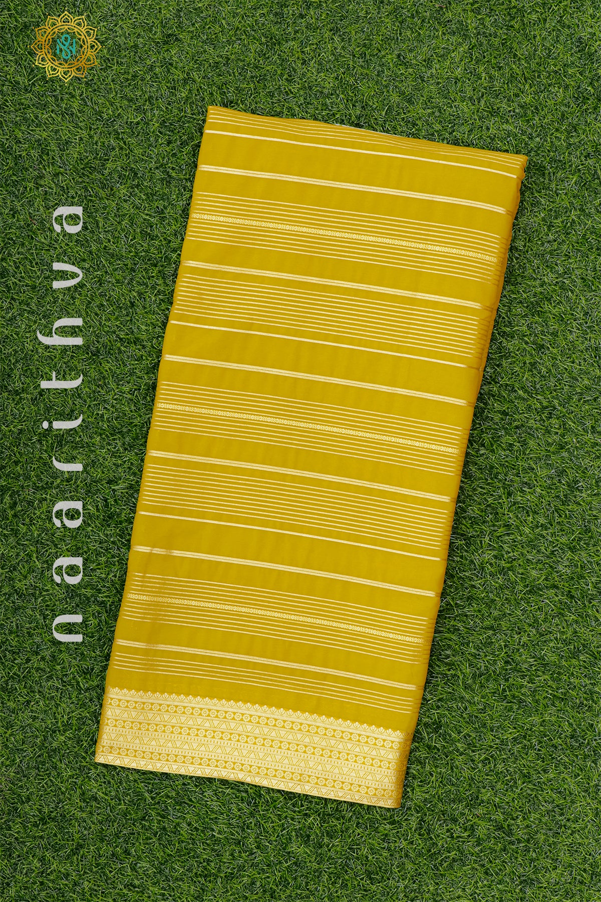 YELLOW - SEMI MYSORE CREPE SILK