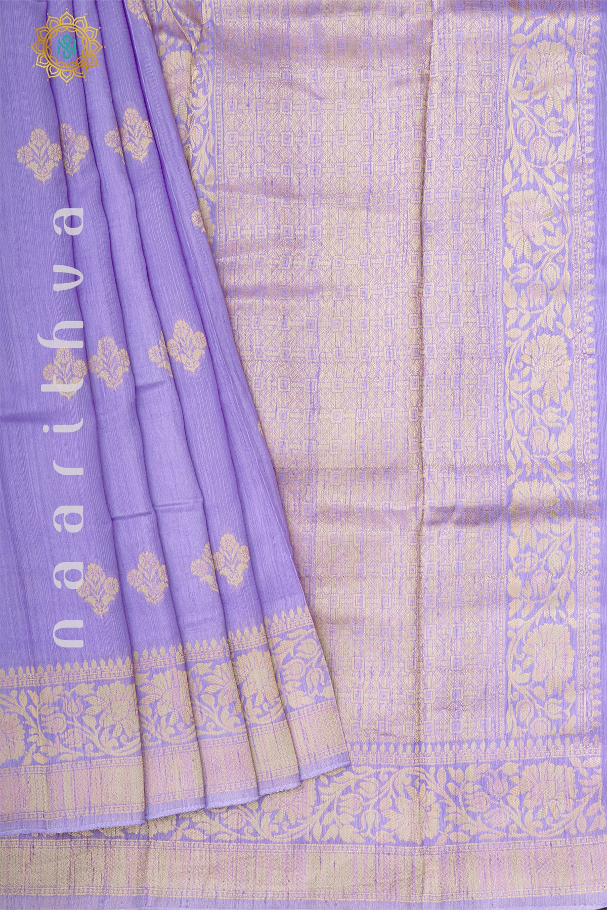 LAVENDER - SEMI RAW SILK