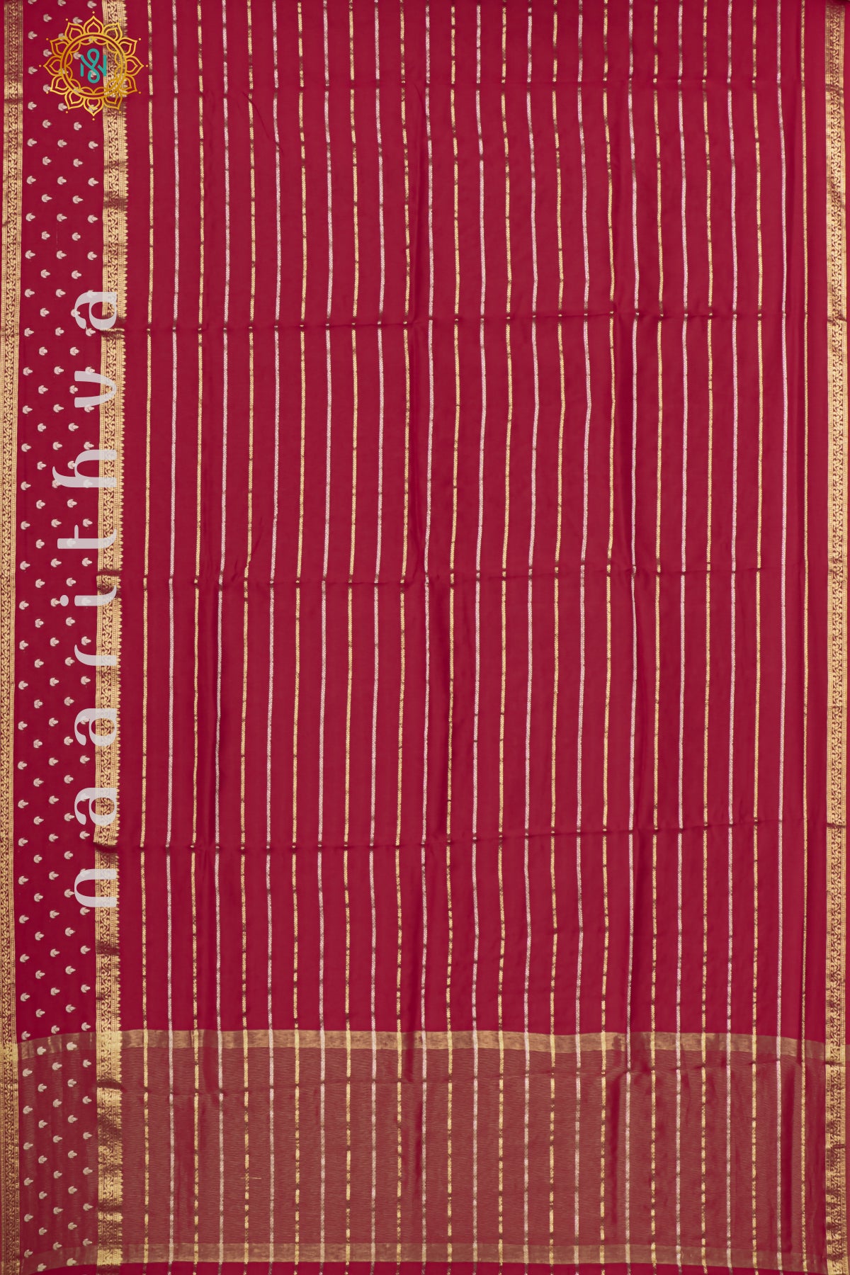 RED WITH YELLOW - DOLA SILK