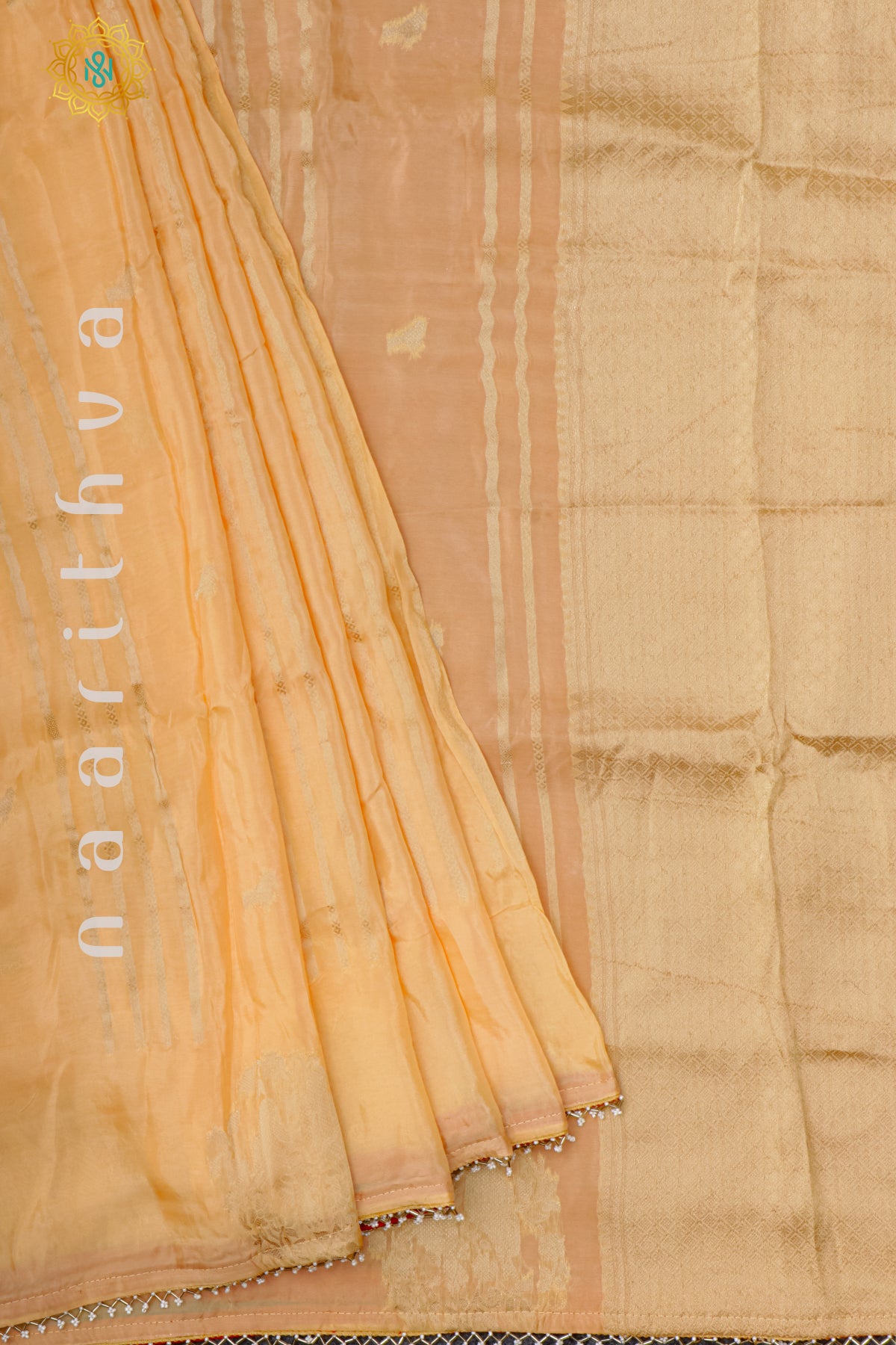 PEACH WITH RED - DOLA SILK