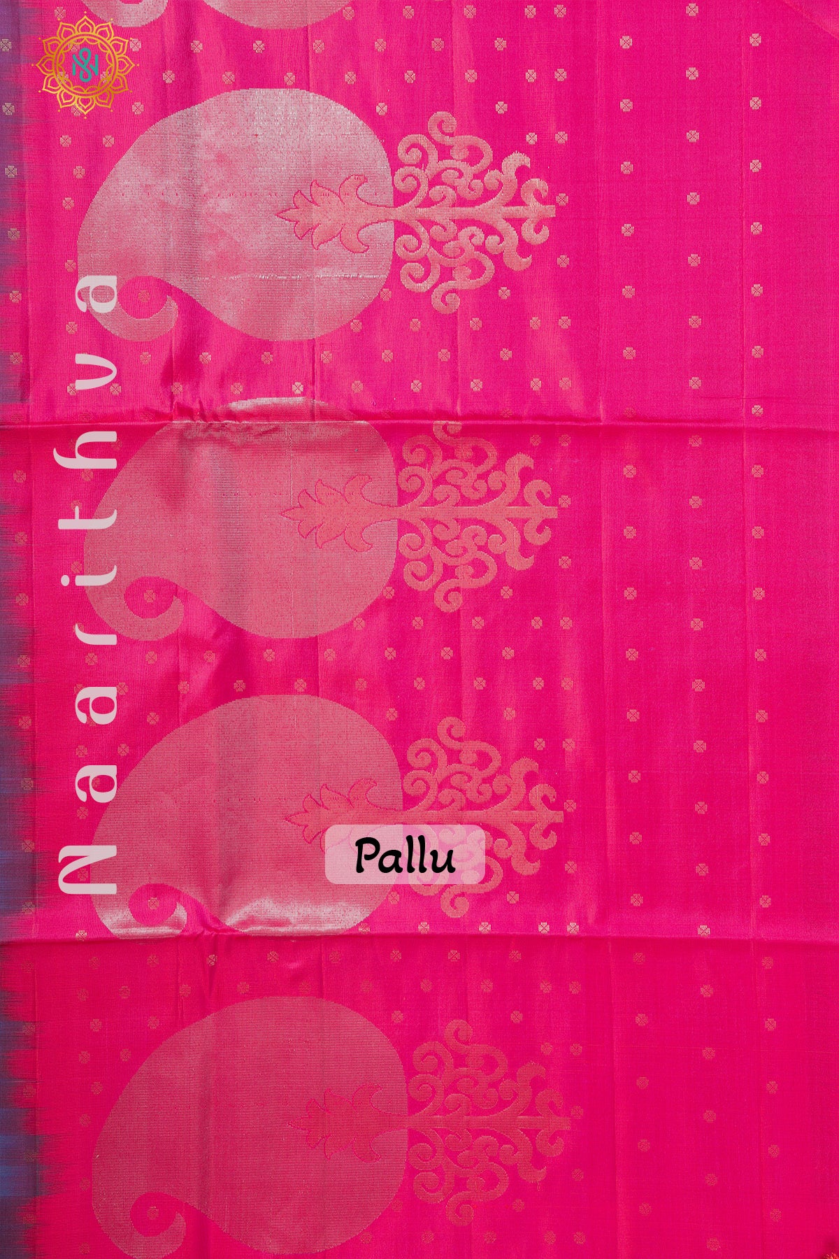 CYAN GREEN WITH ORANGISH PINK - PURE KANJIVARAM SOFT SILK