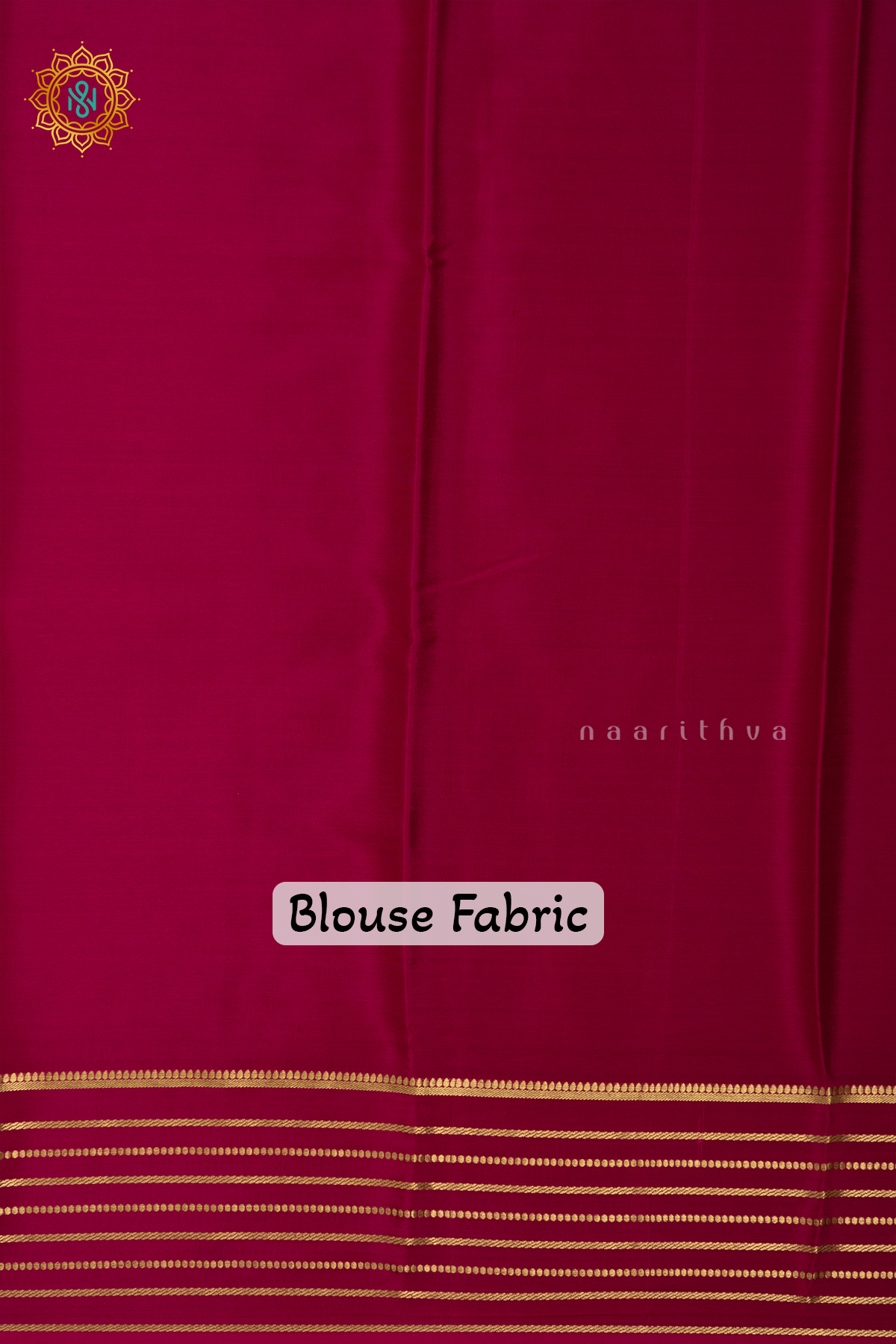 AQUA GREEN WITH PINK - PURE MYSORE CREPE SILK