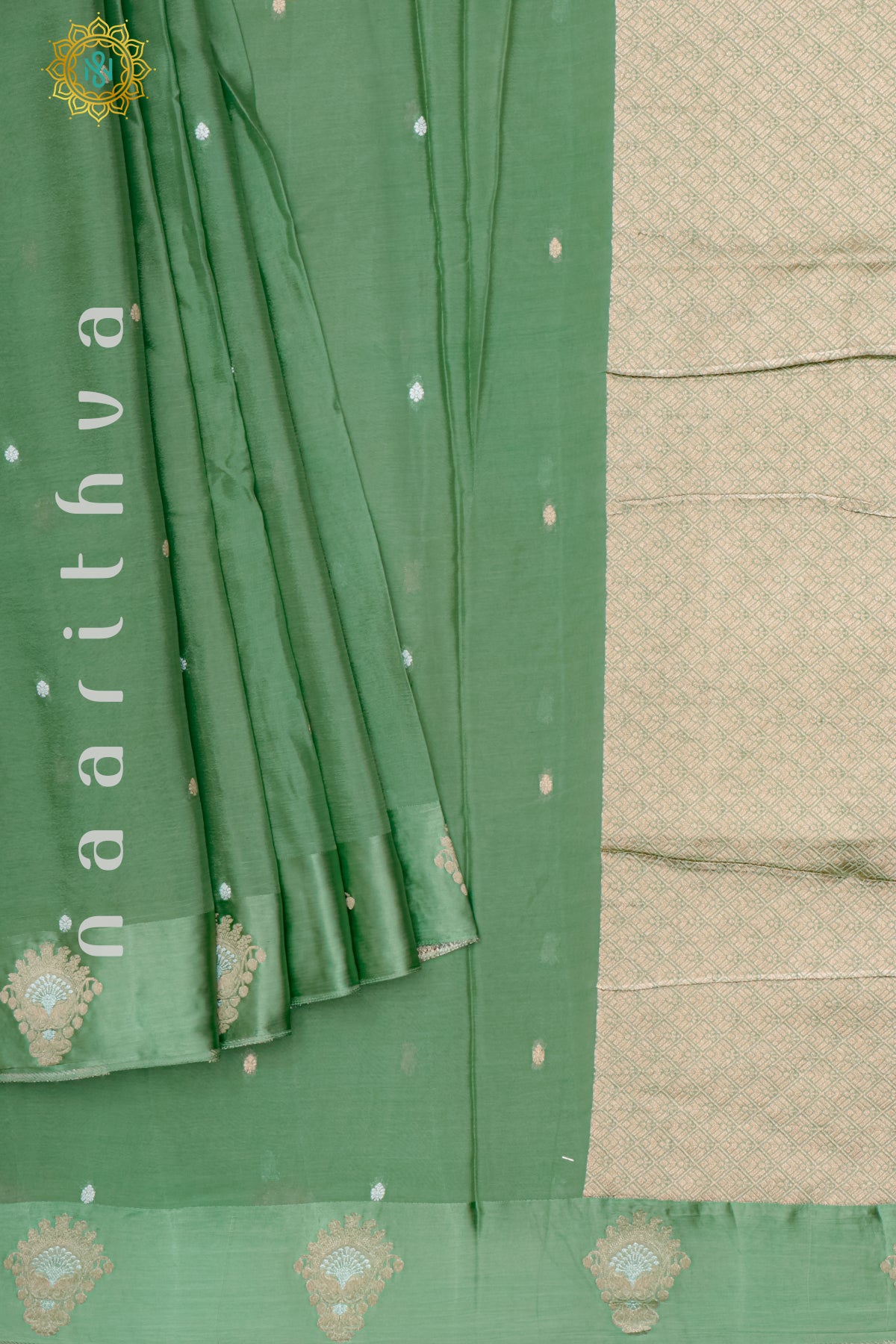 PISTA GREEN - SATIN ORGANZA