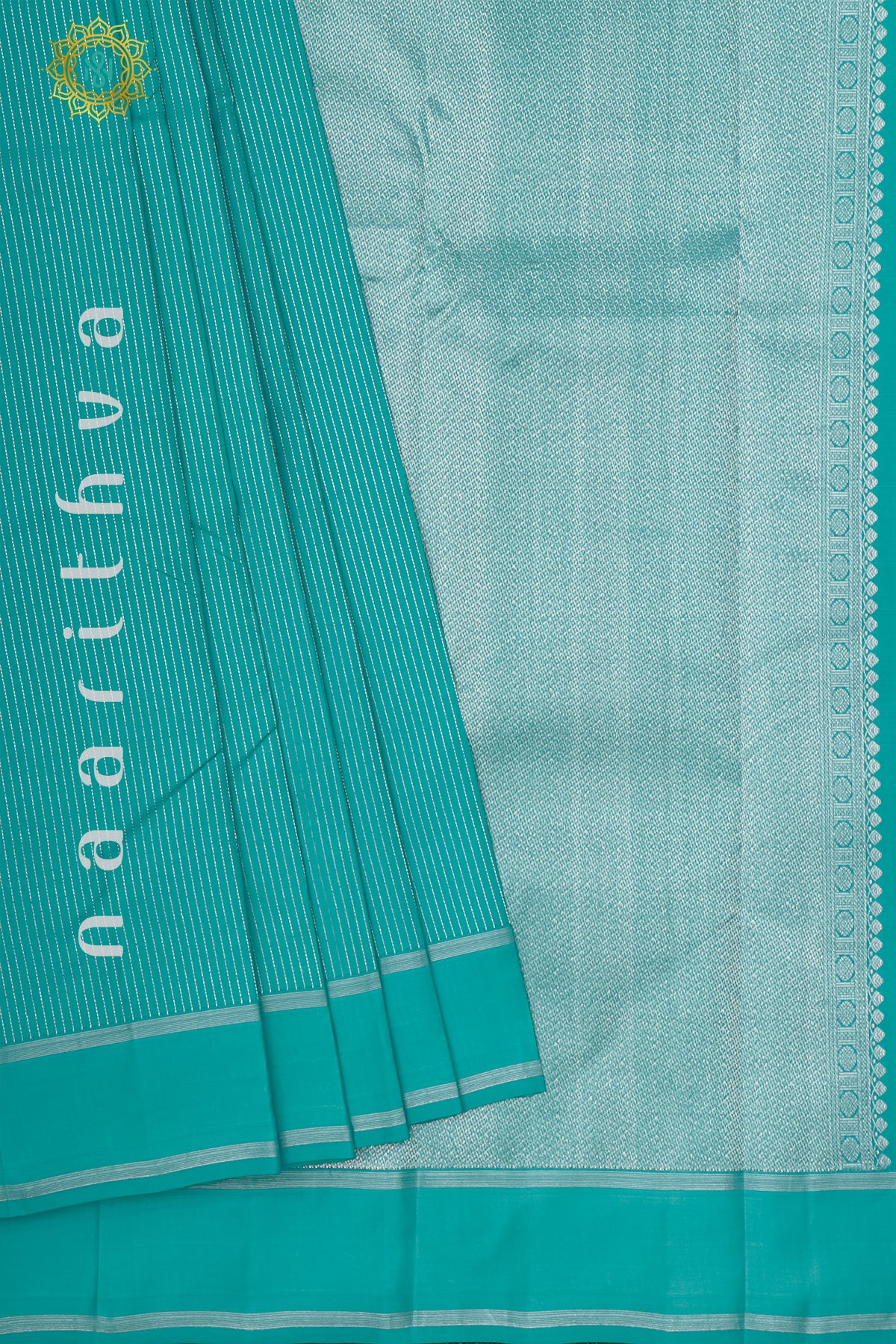 AQUA BLUE - PURE KANJIVARAM SILK