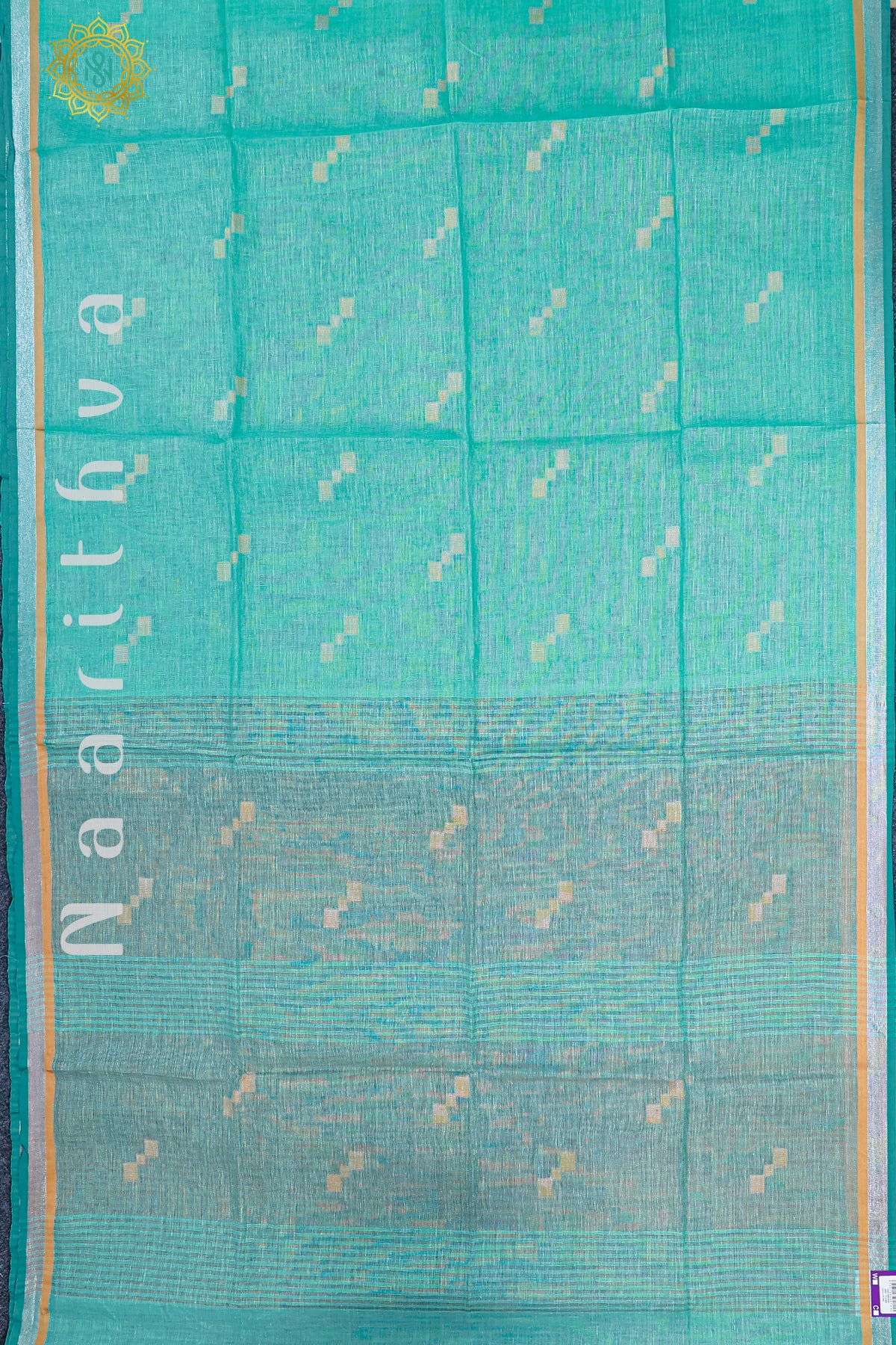 AQUA GREEN - PURE LINEN