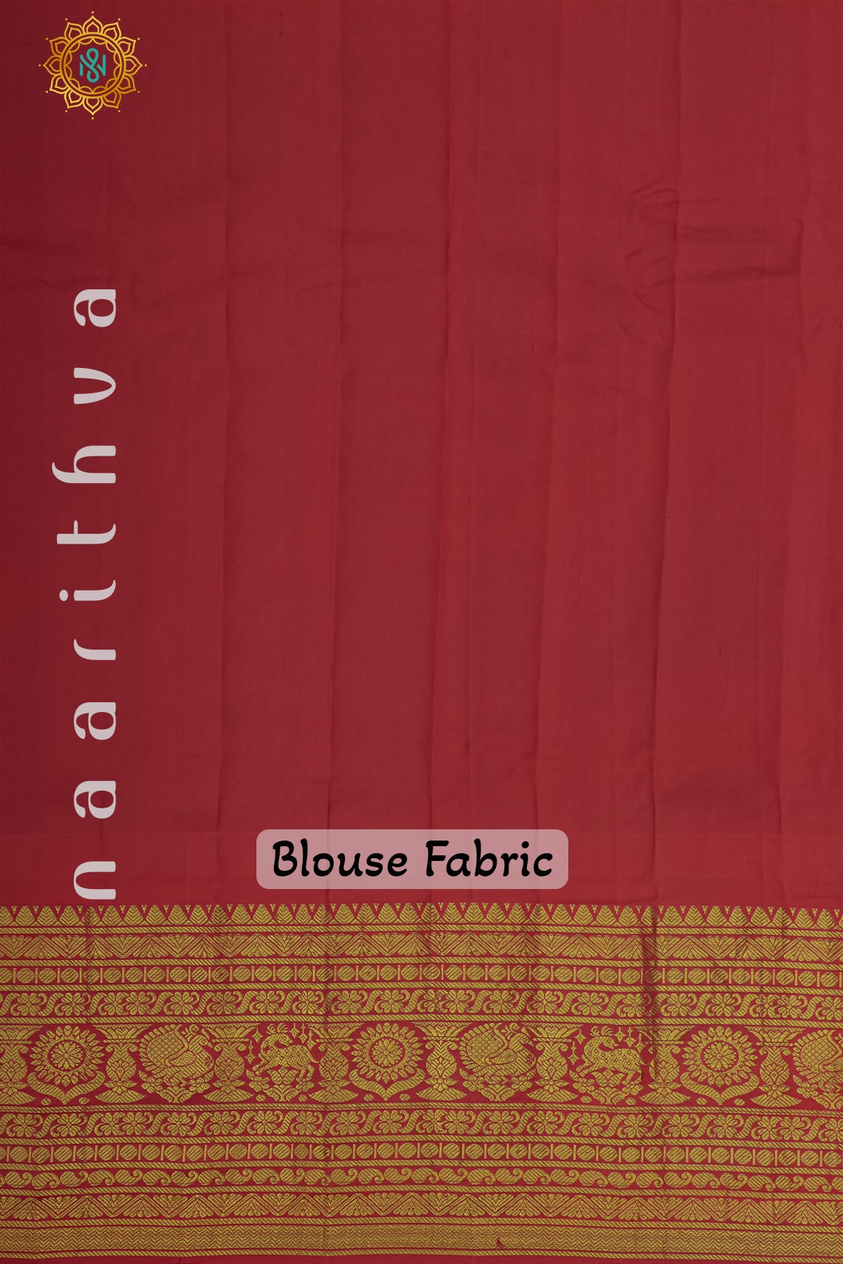 YELLOW WITH RED - PURE GADWAL SILK