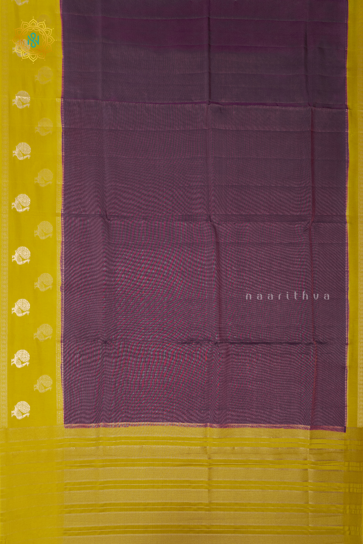 PURPLE WITH YELLOW - SEMI TISSUE