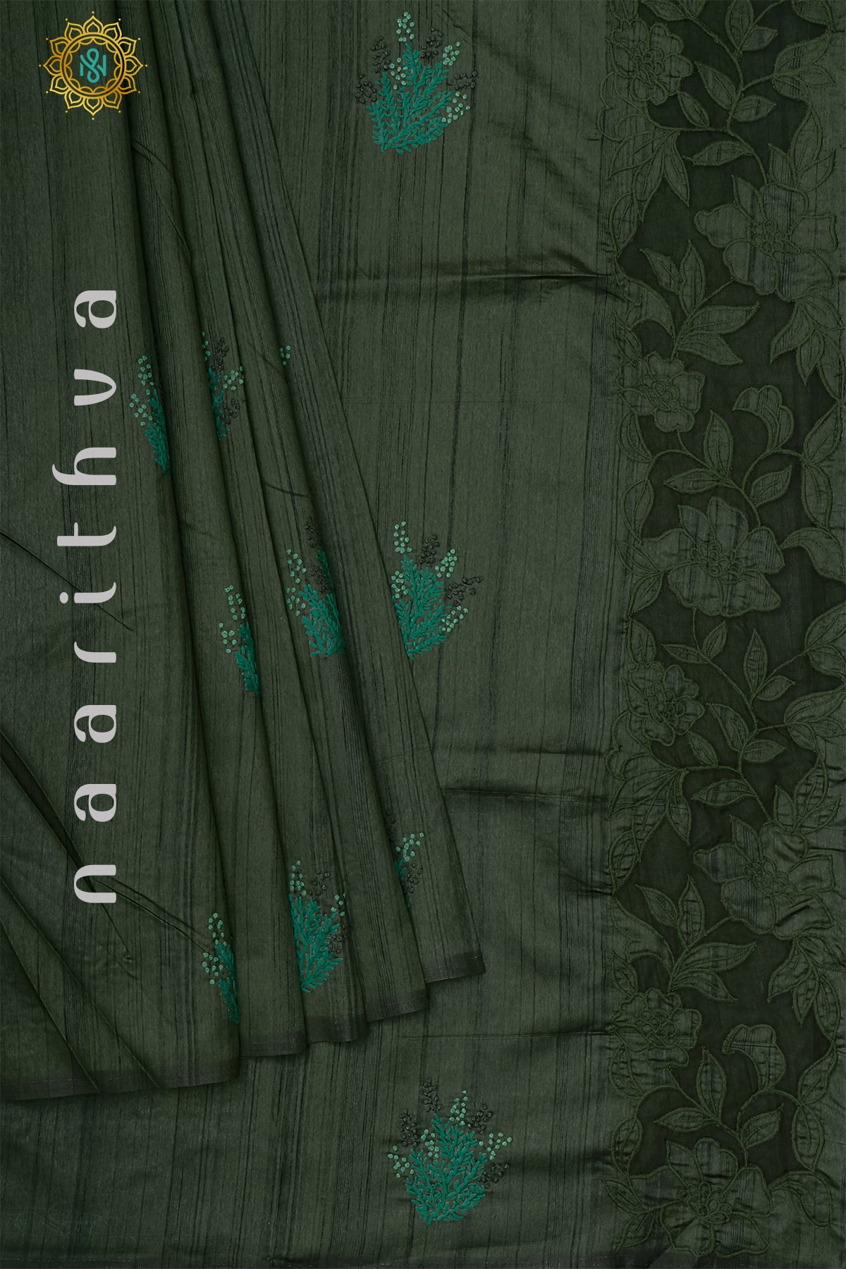 GREEN - TUSSAR SILK