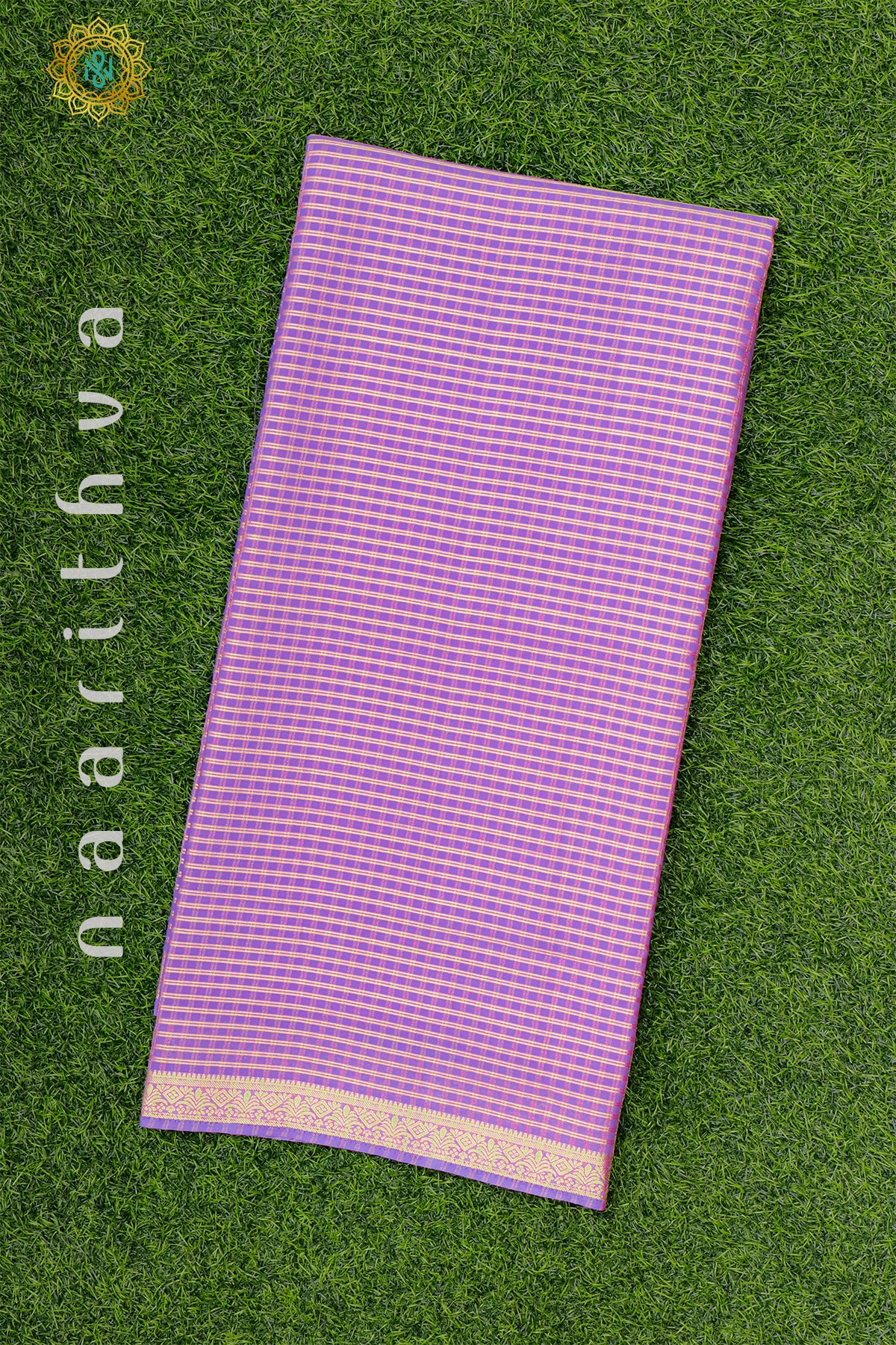 PINKISH LAVENDER - SEMI MYSORE CREPE SILK