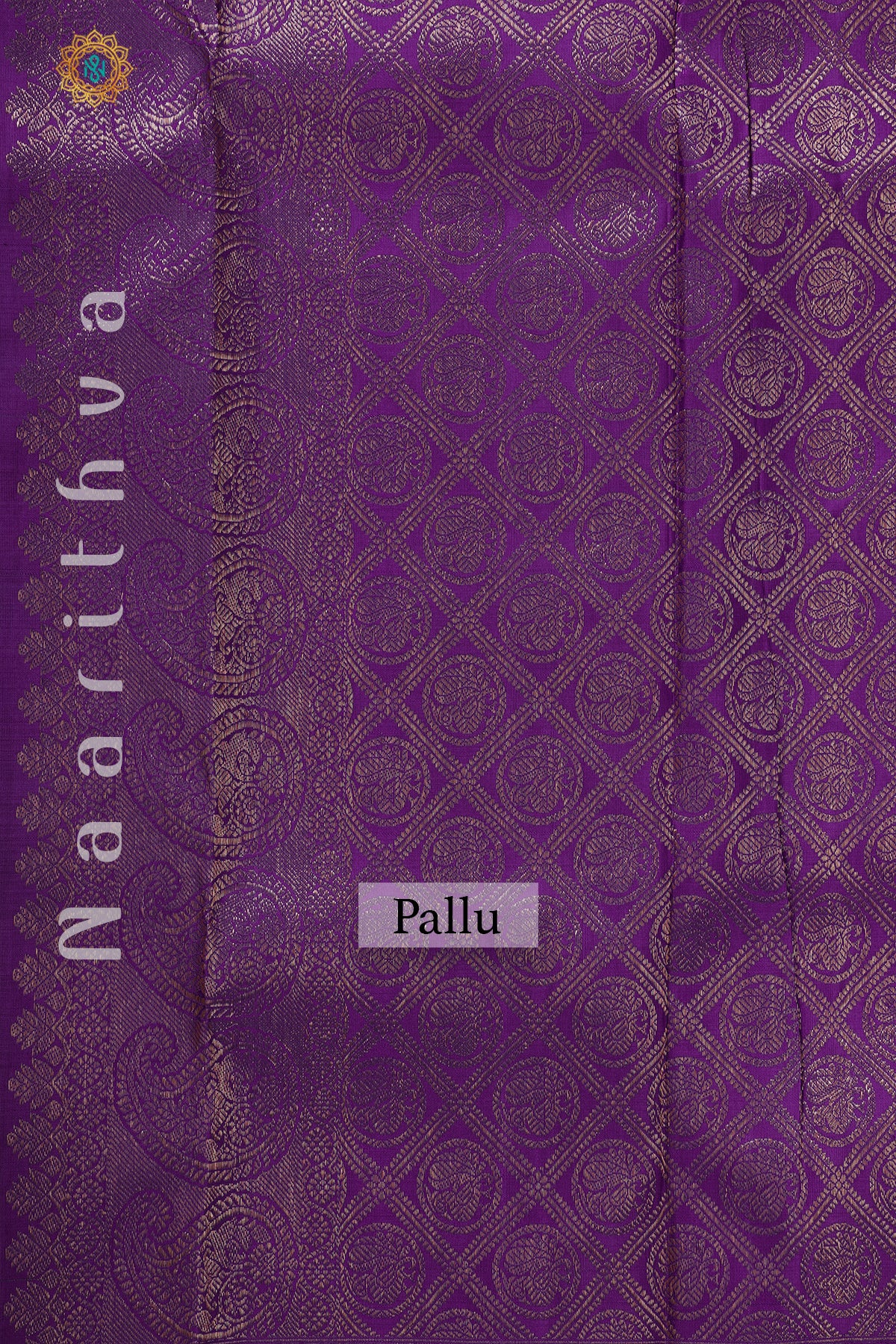 GREEN WITH PURPLE - PURE KANJIVARAM SILK