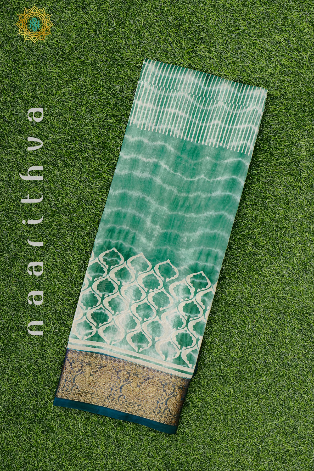 GREEN - CHANDERI SILK COTTON