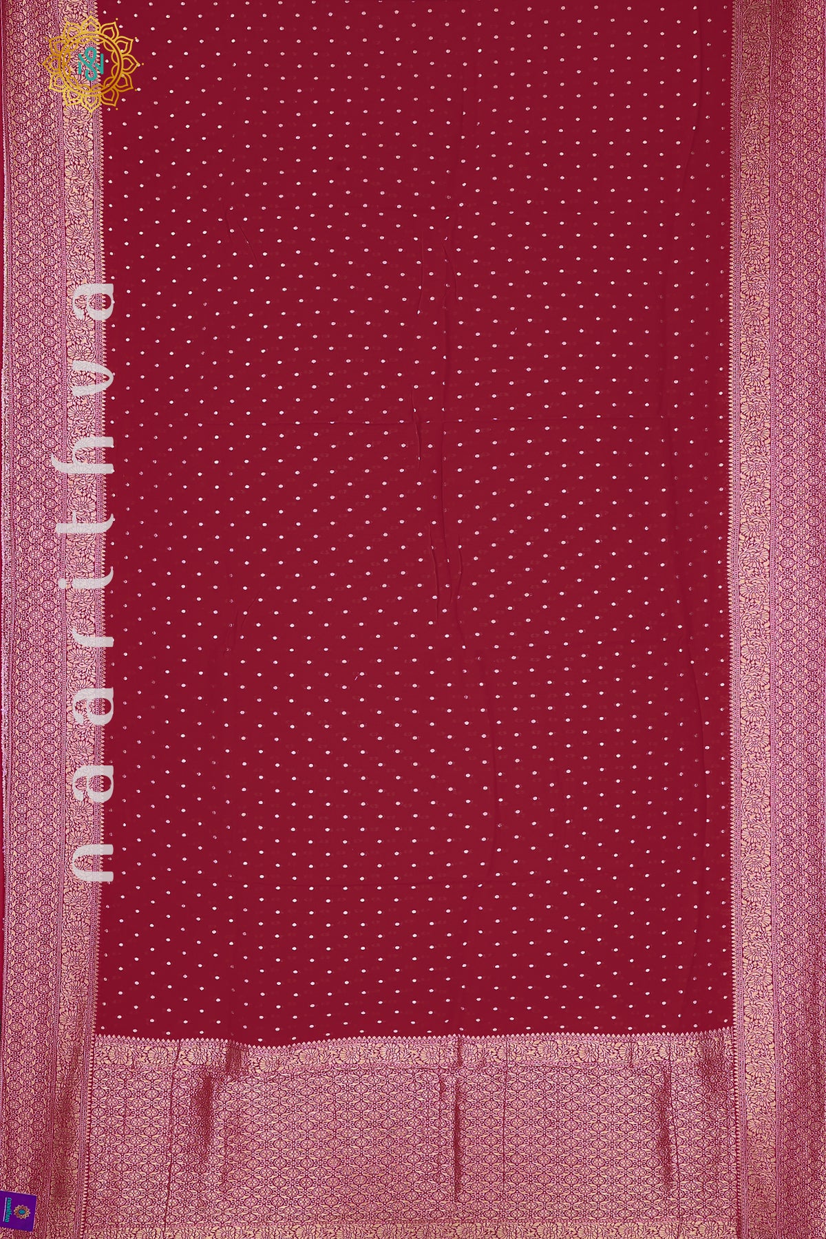 REDDISH PINK - SEMI GEORGETTE